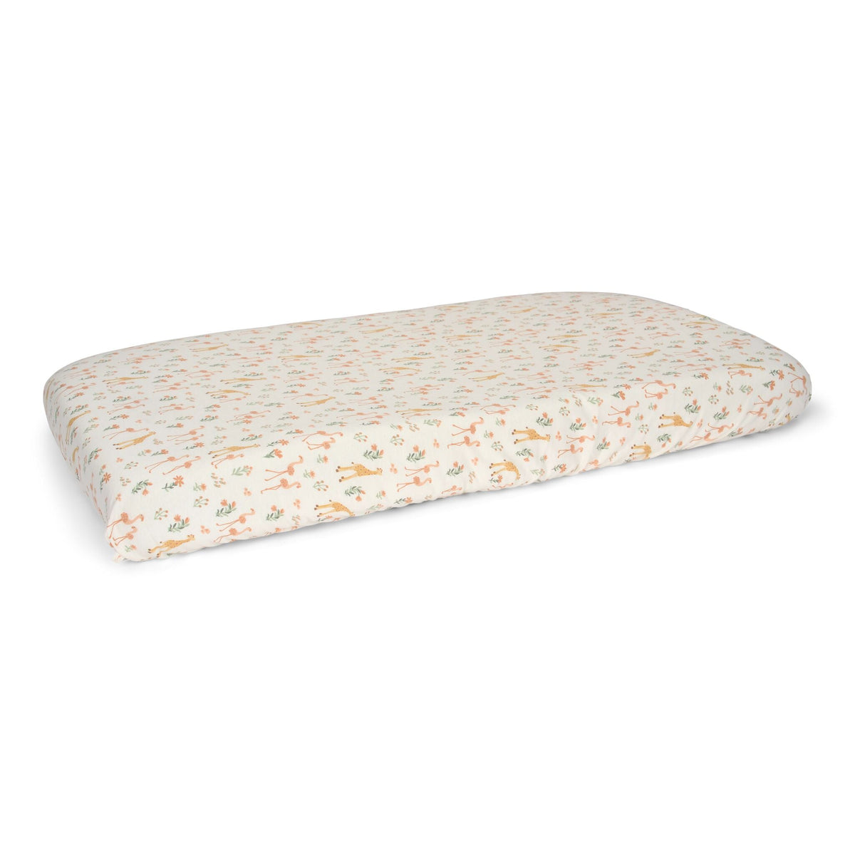Crib Fitted Sheet - Blooming Safari