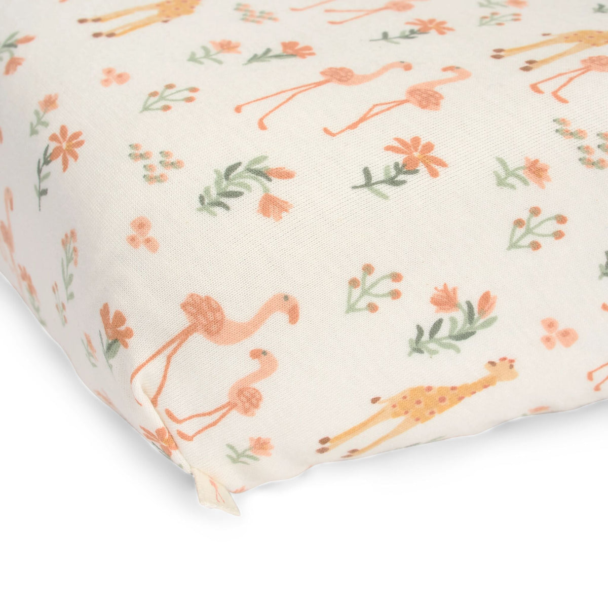 Fitted sheet - Blooming Safari