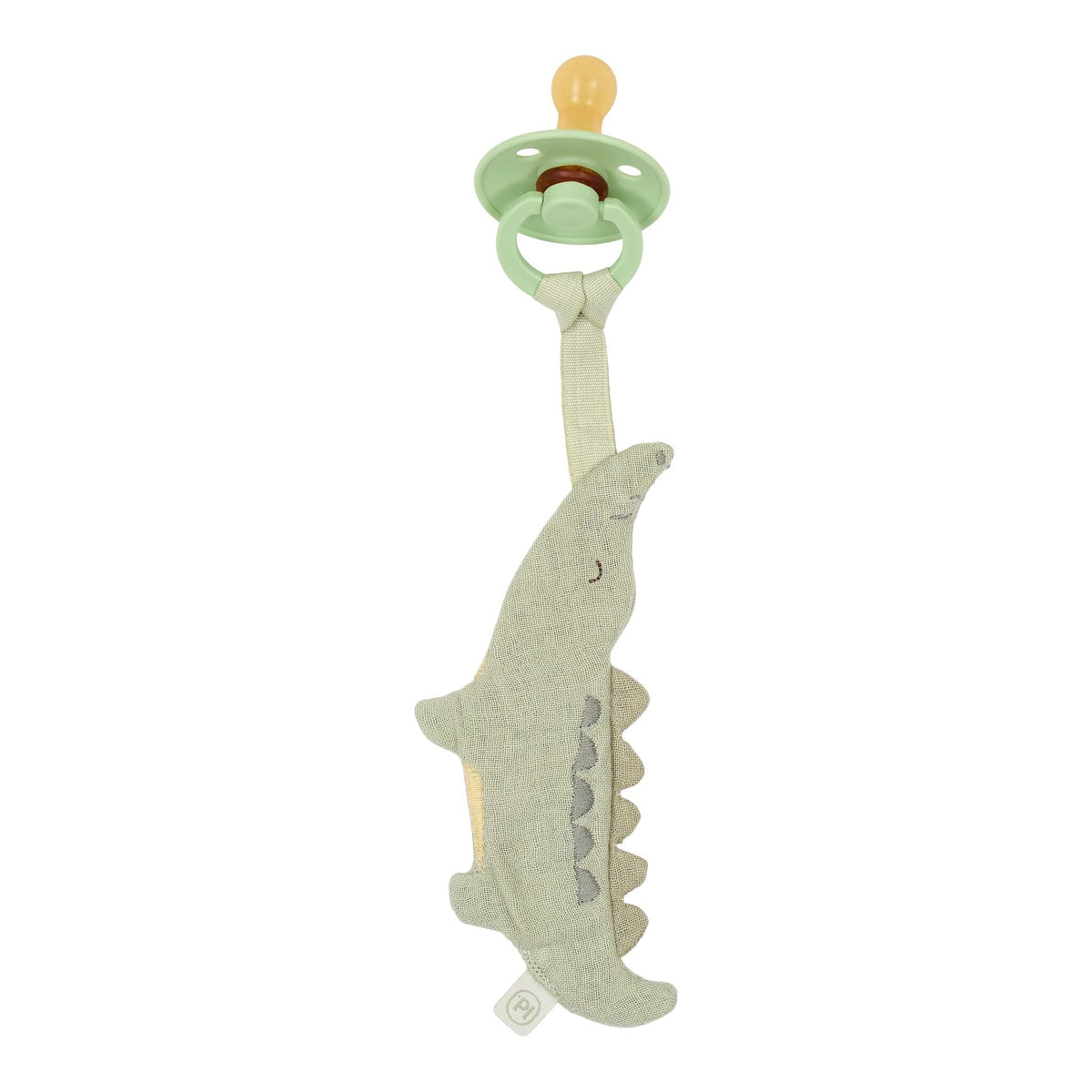 Pacifier cloth Crocodile - Green