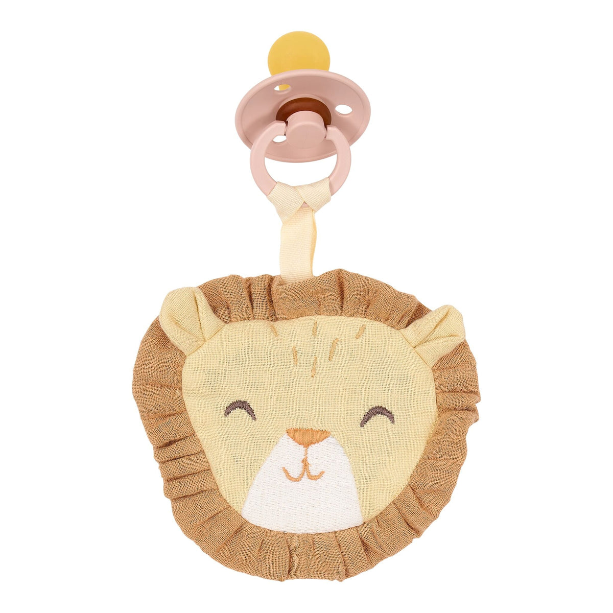 Pacifier cloth Lion - Yellow