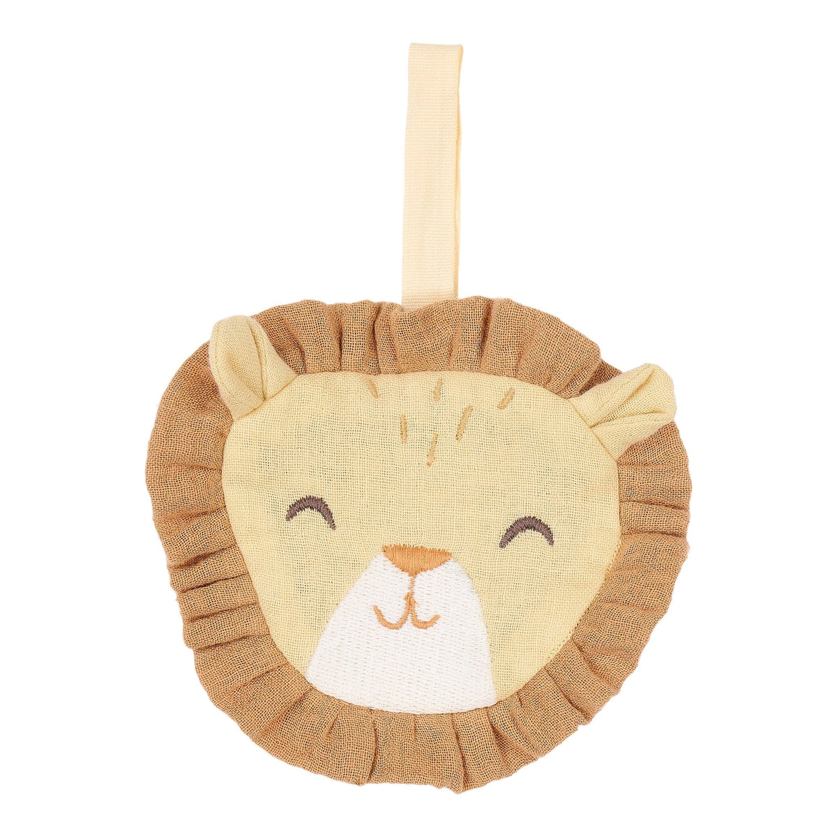 Pacifier cloth Lion - Yellow