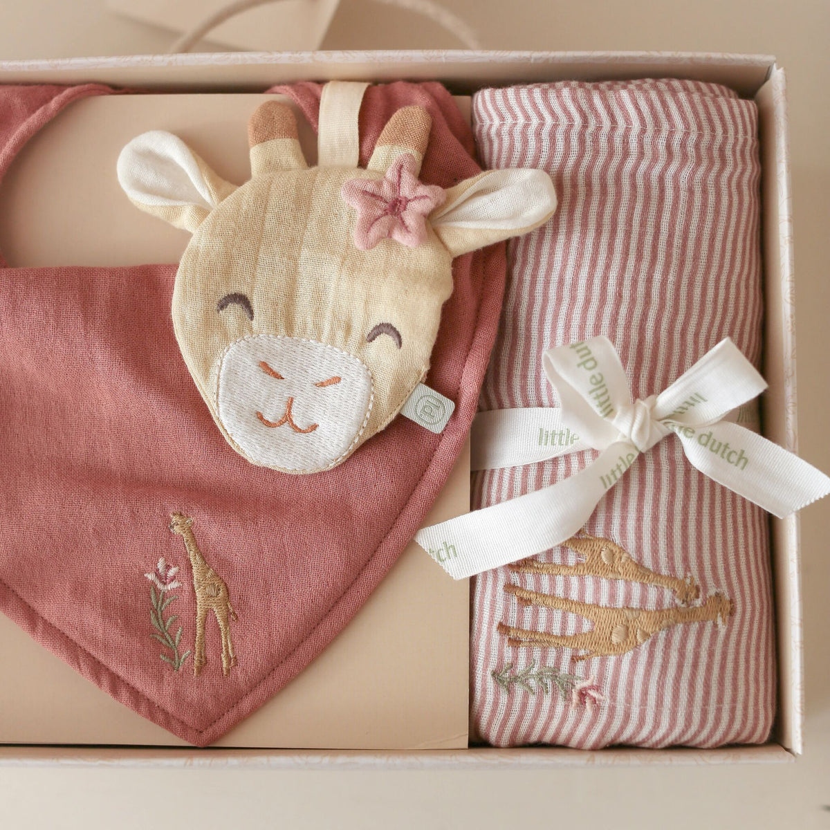 Gift box Giraffe - Pink