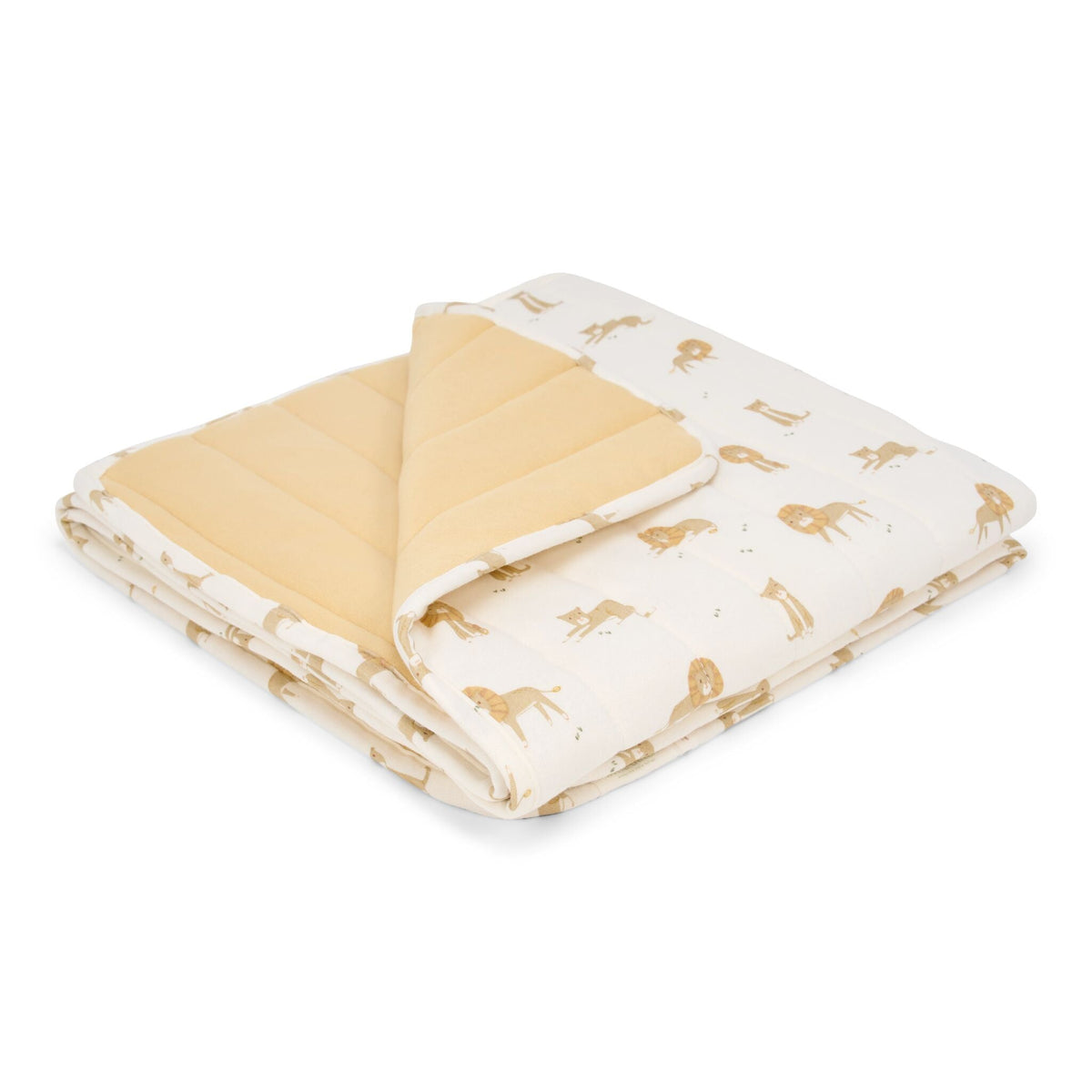 Crib blanket - Yellow - Safari Leo