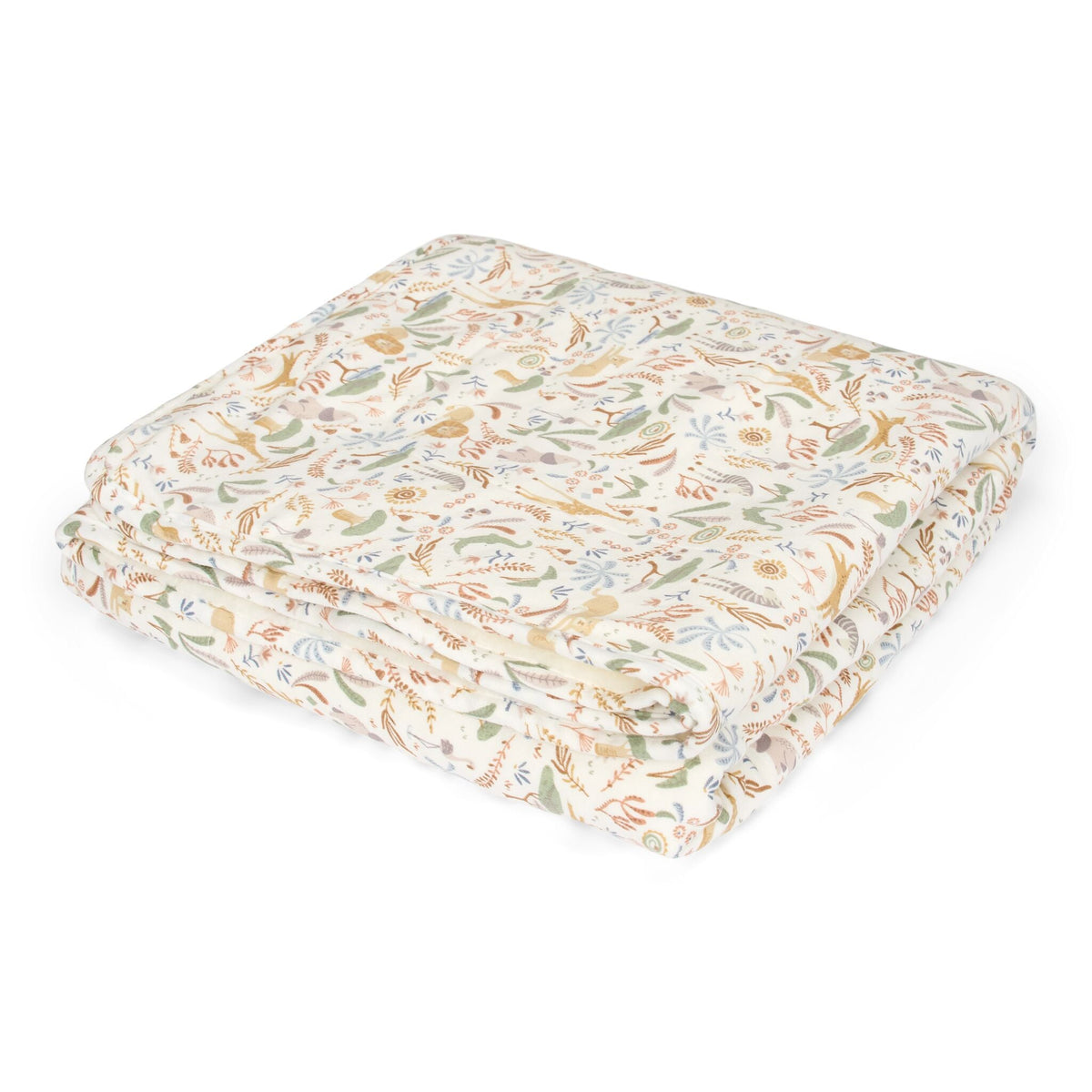 Crib blanket - Fleece - Safari Wonders