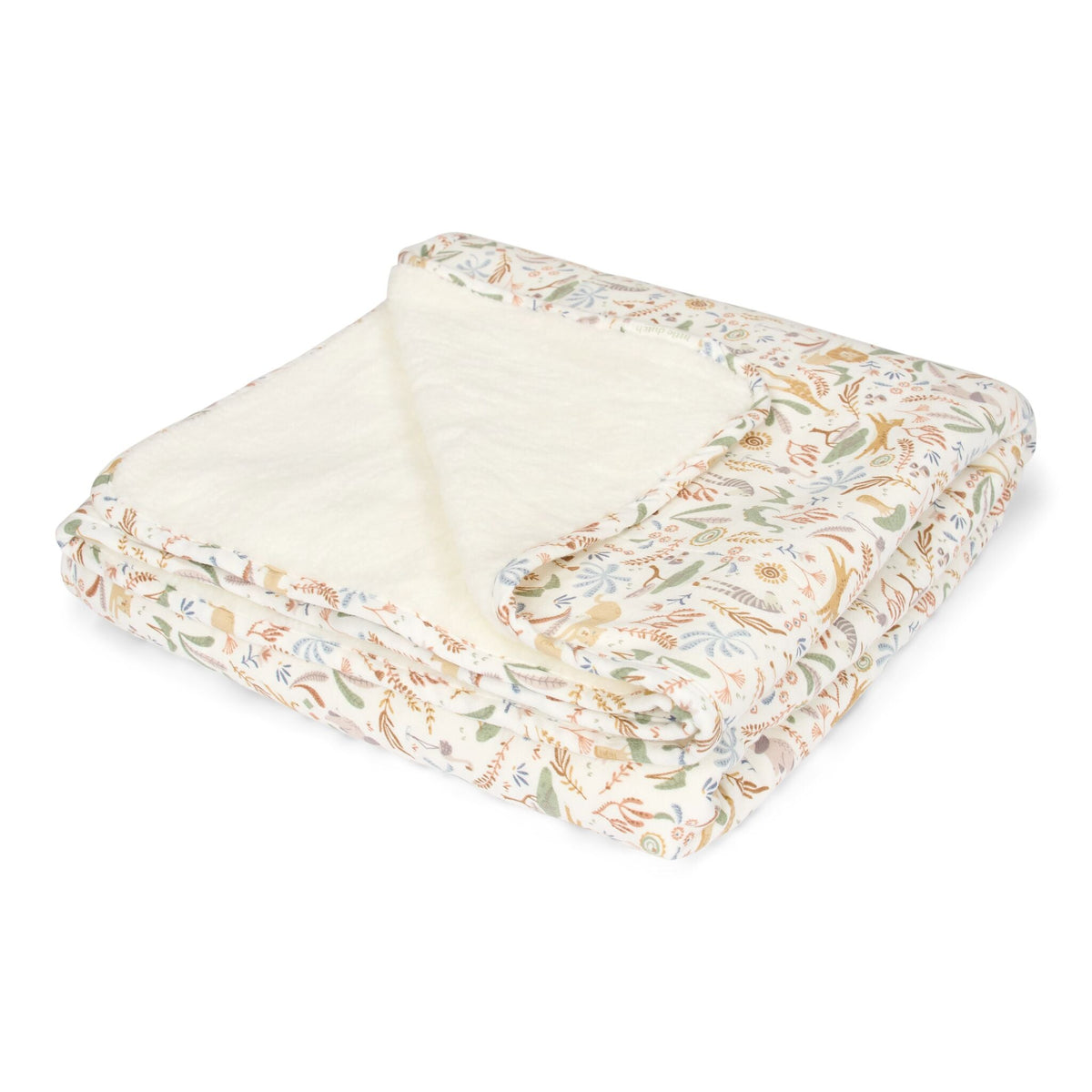 Crib blanket - Fleece - Safari Wonders