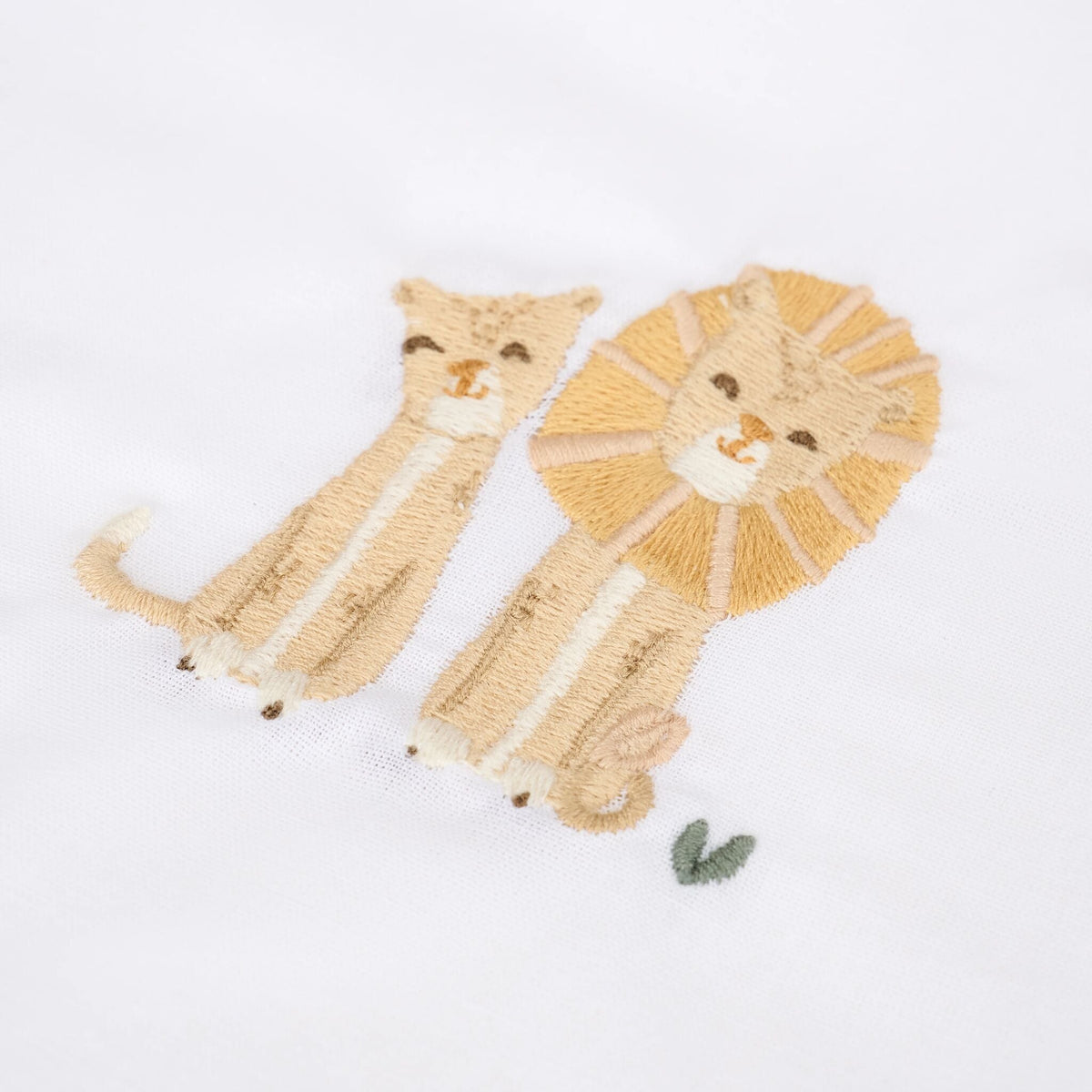 Crib sheet Lion - White