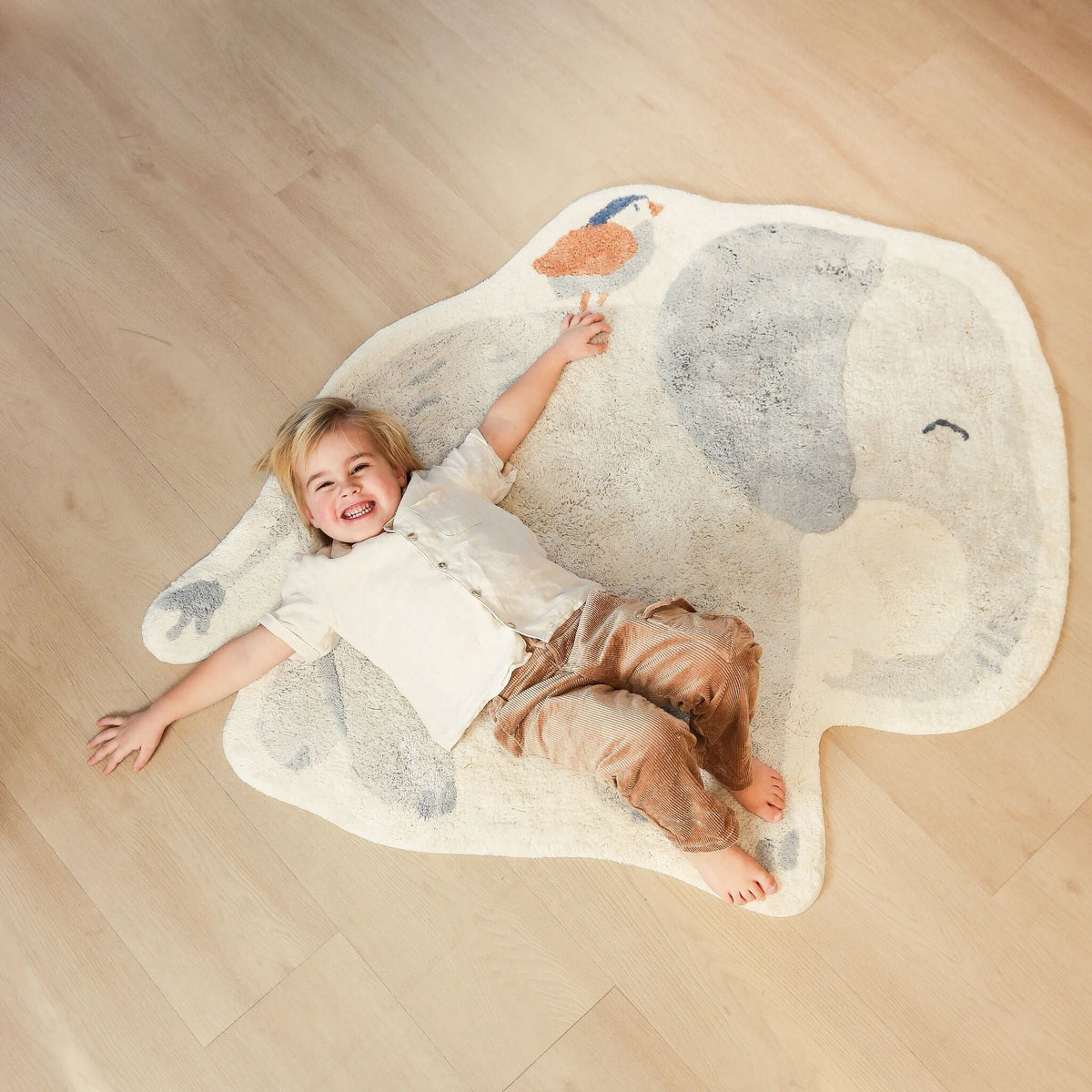 Elephant rug - Gray