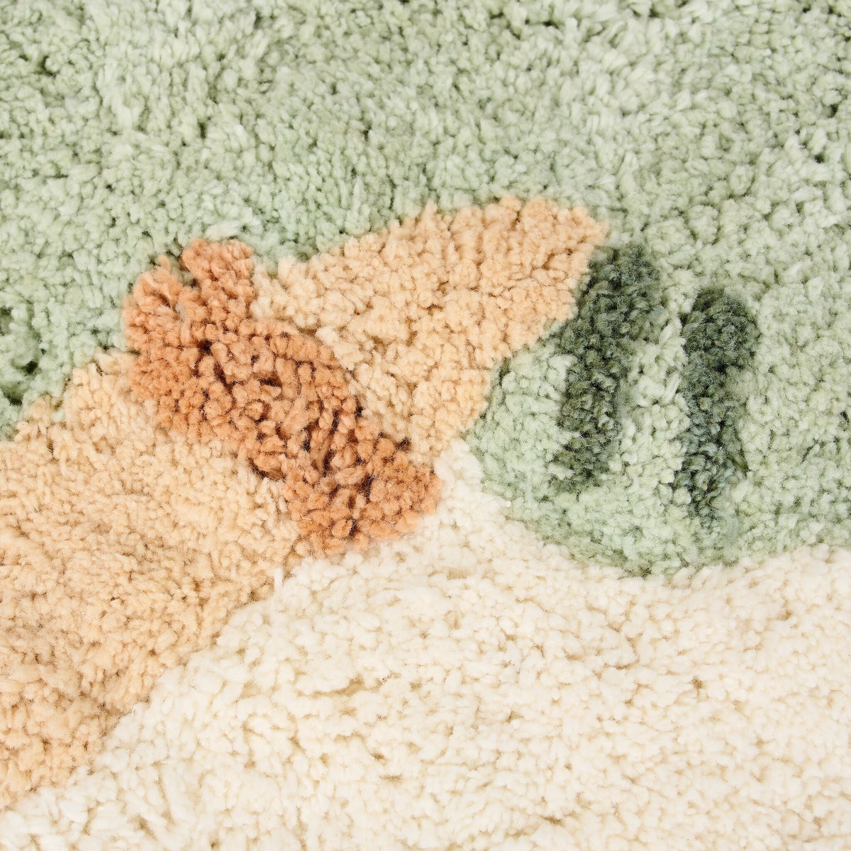 Crocodile rug - Green