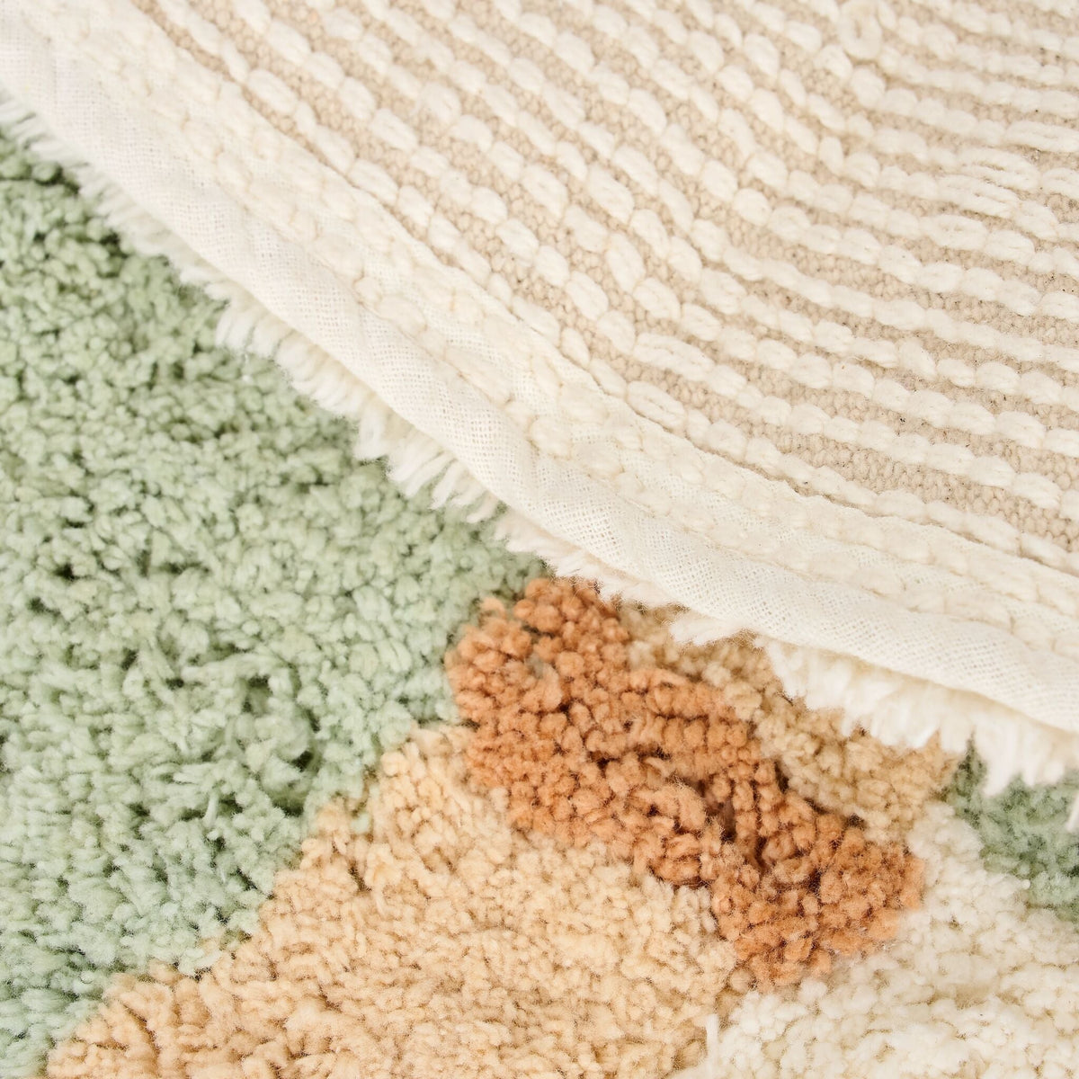 Crocodile rug - Green