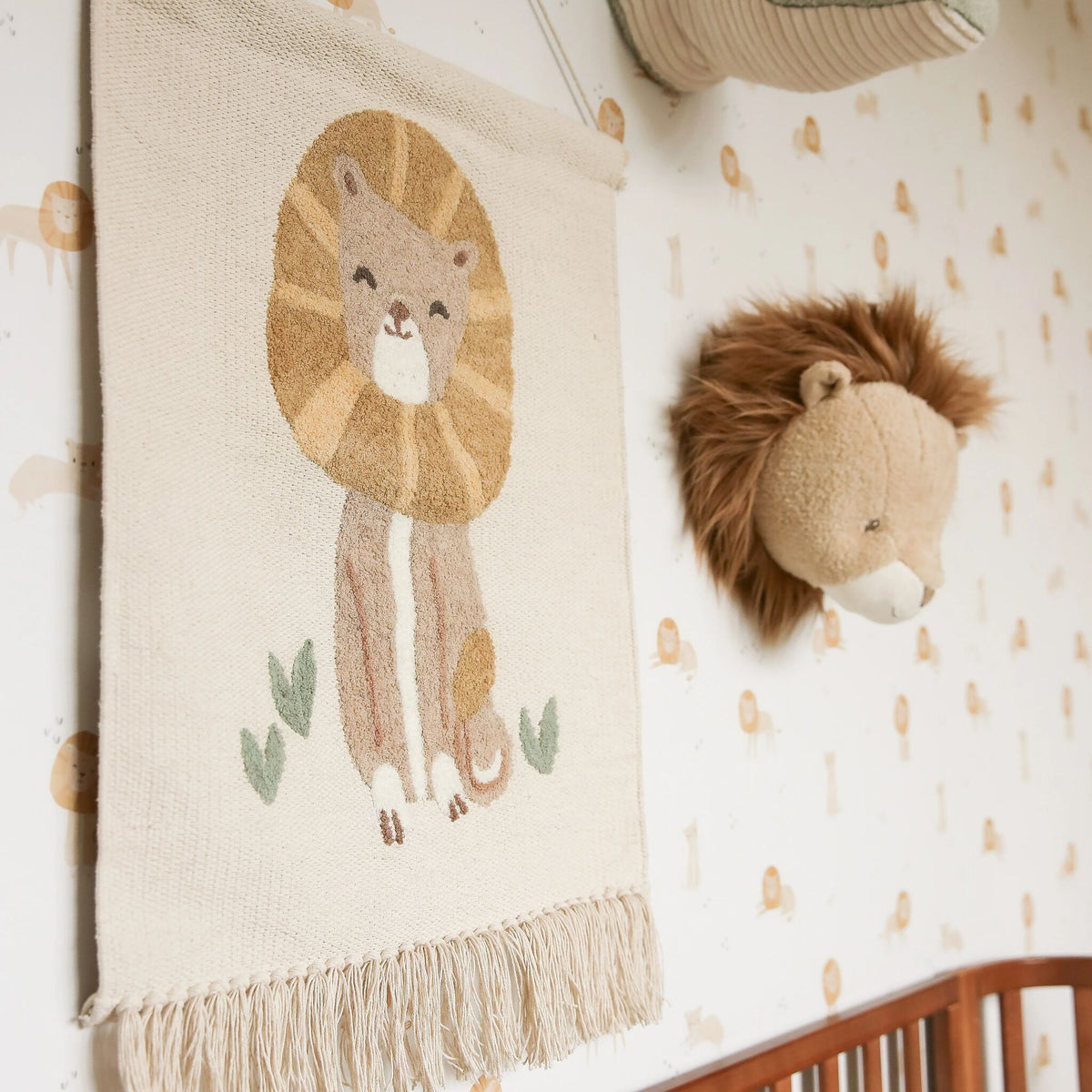 Tapestry Lion - Yellow
