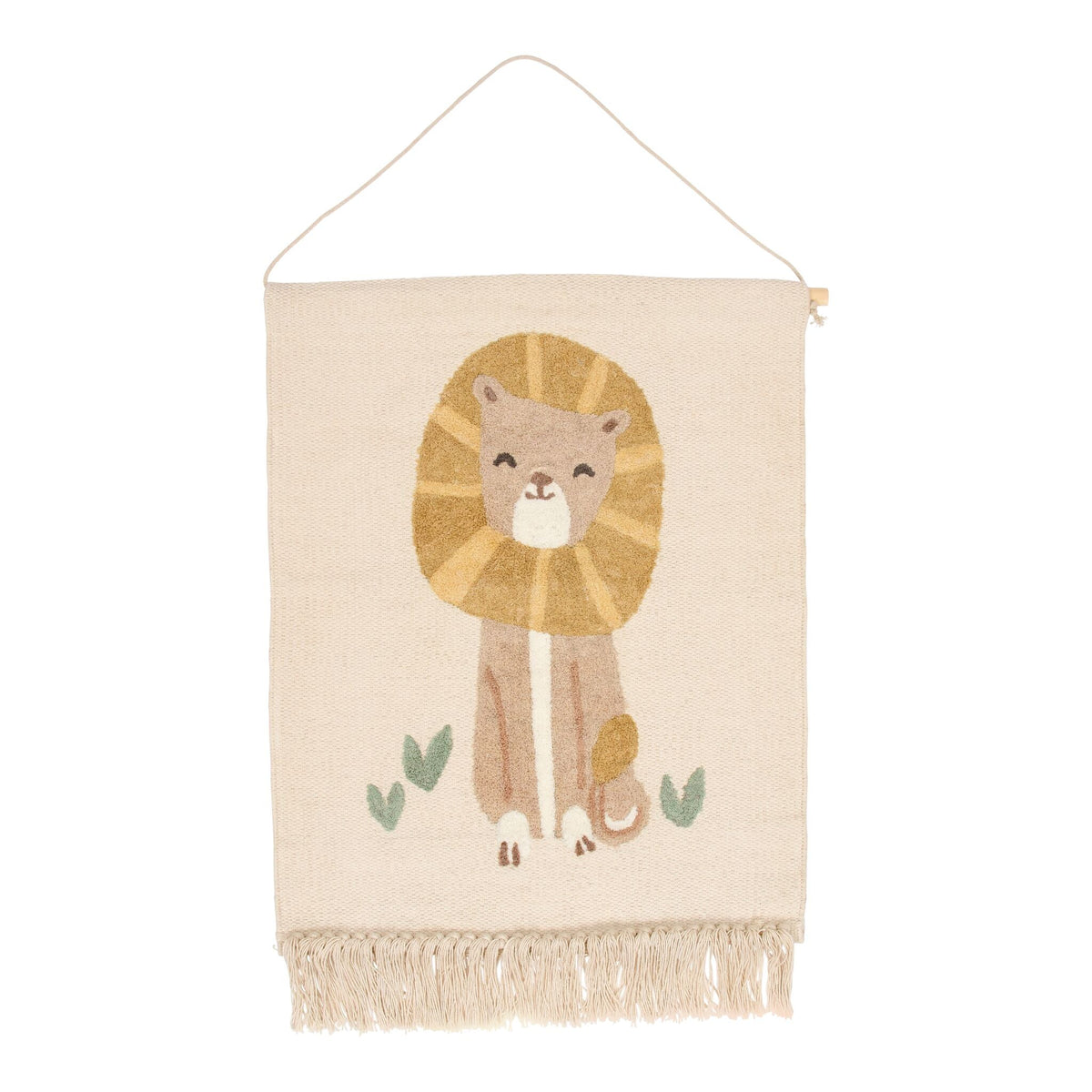 Tapestry Lion - Yellow