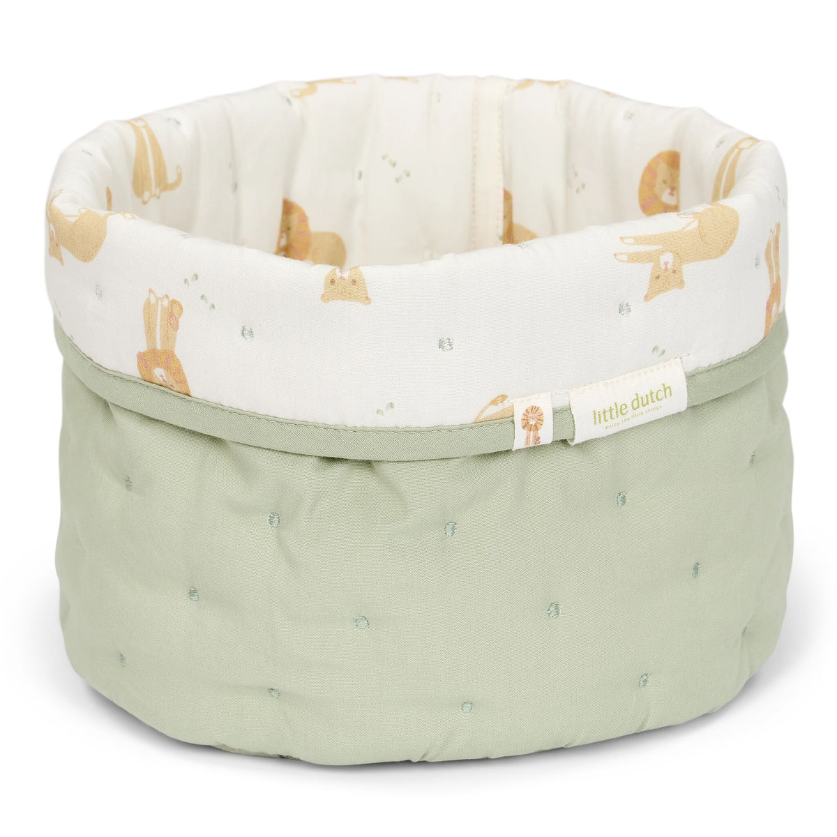 Storage basket - Green - Safari Leo