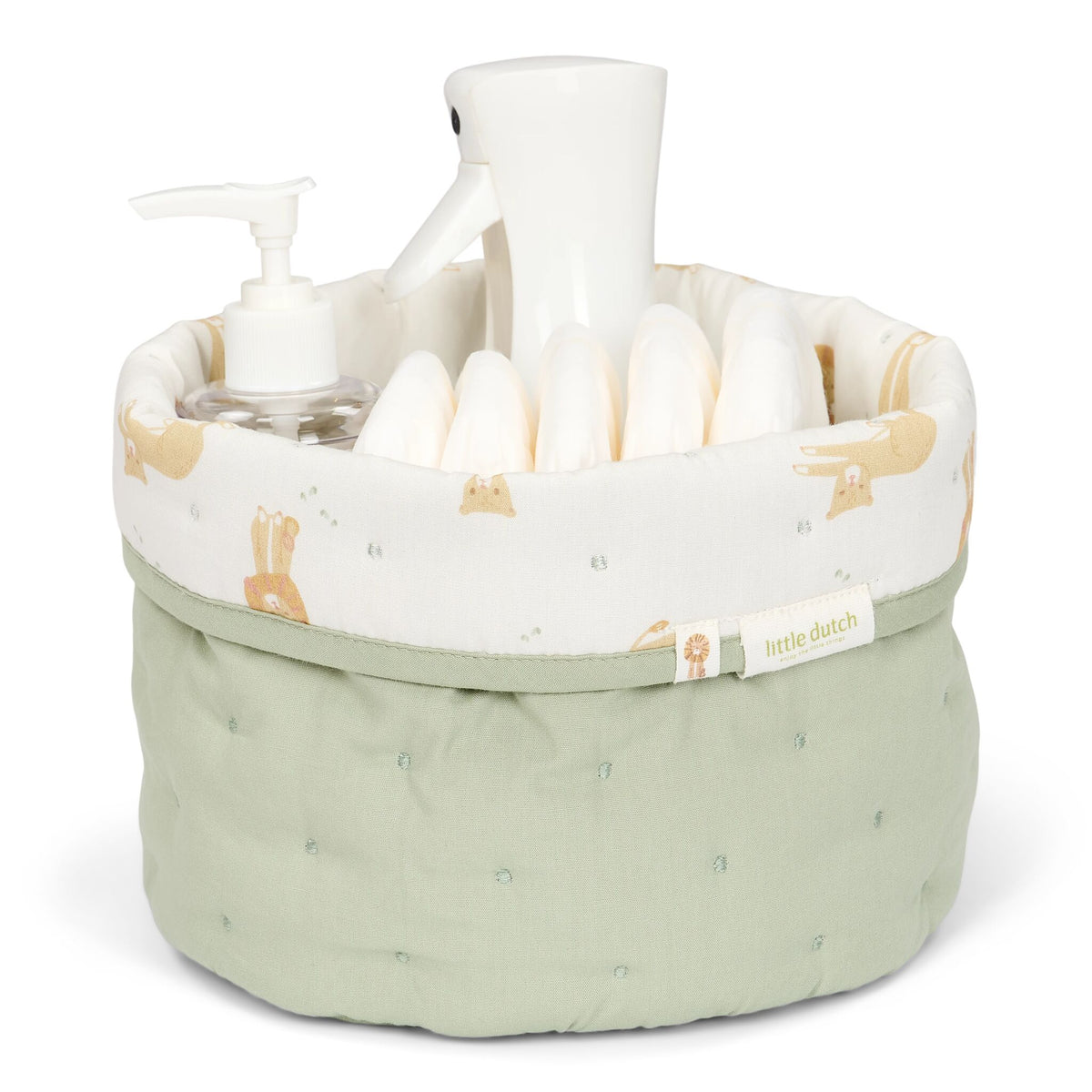 Storage basket - Green - Safari Leo