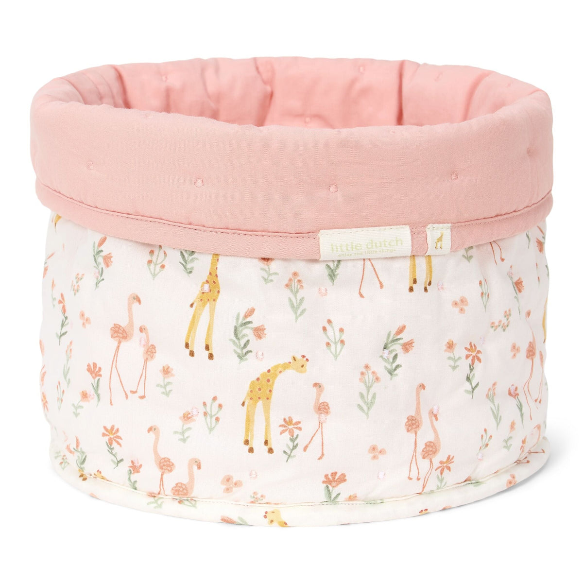 Storage basket - Pink - Blooming Safari