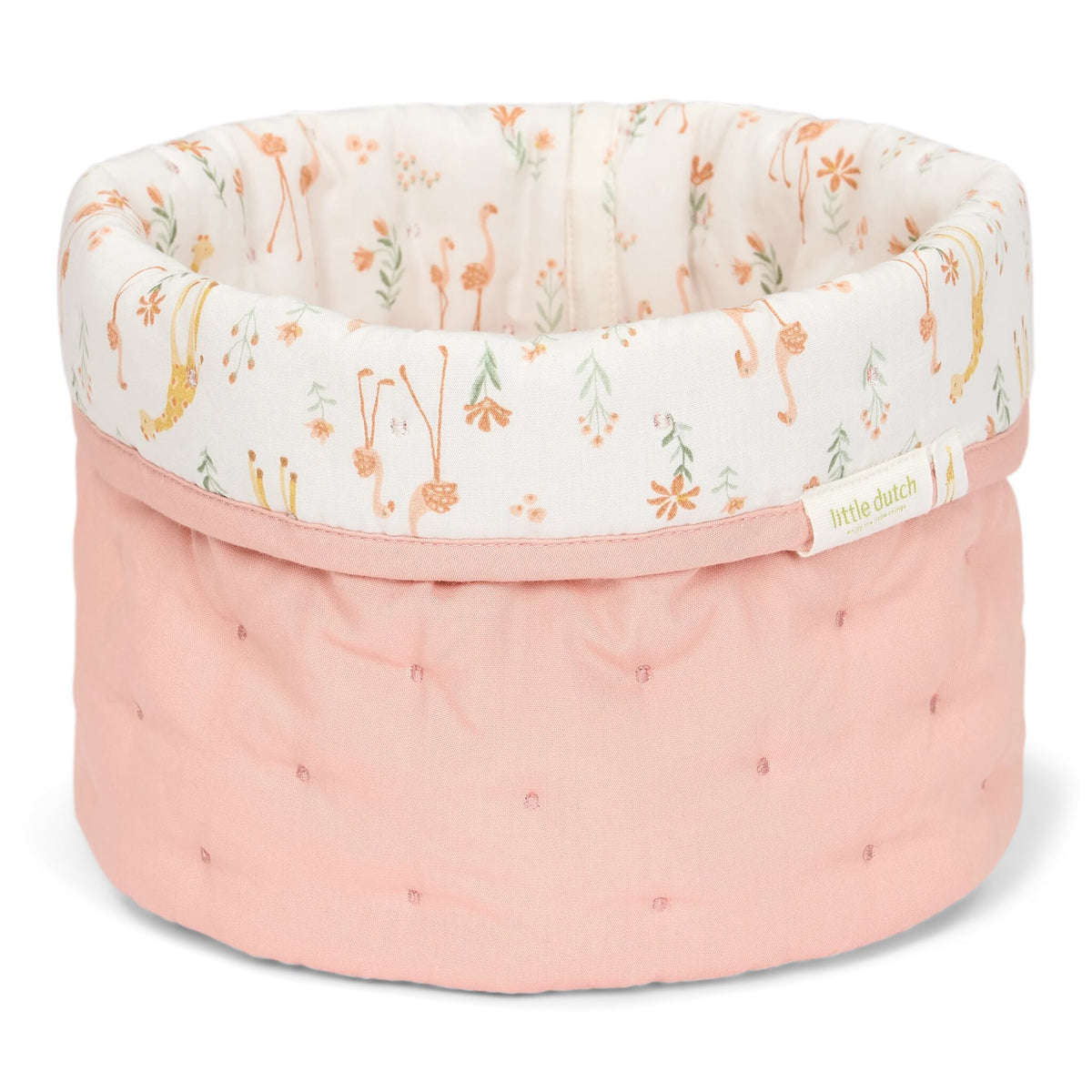 Storage basket - Pink - Blooming Safari
