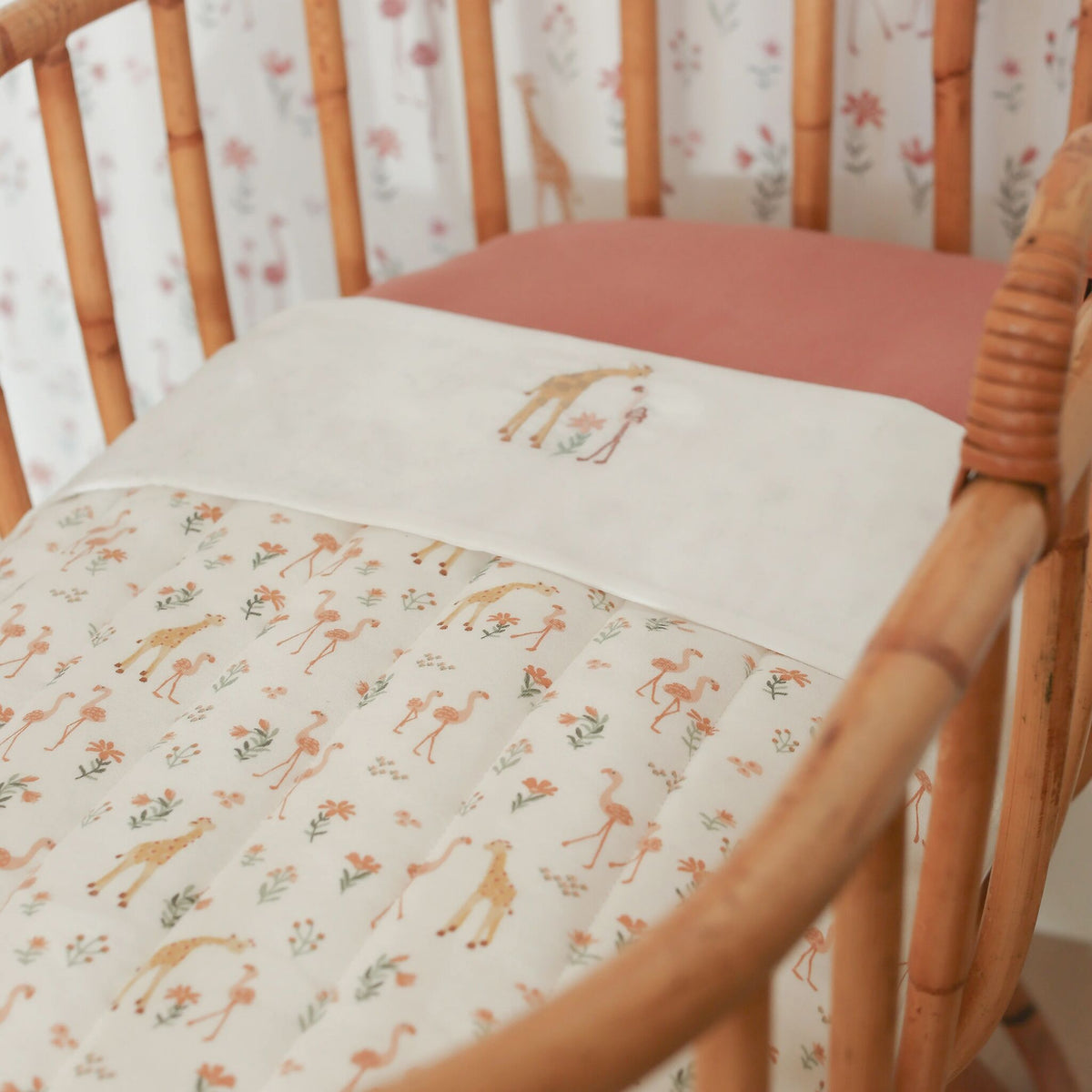 Sheet Flamingo - White