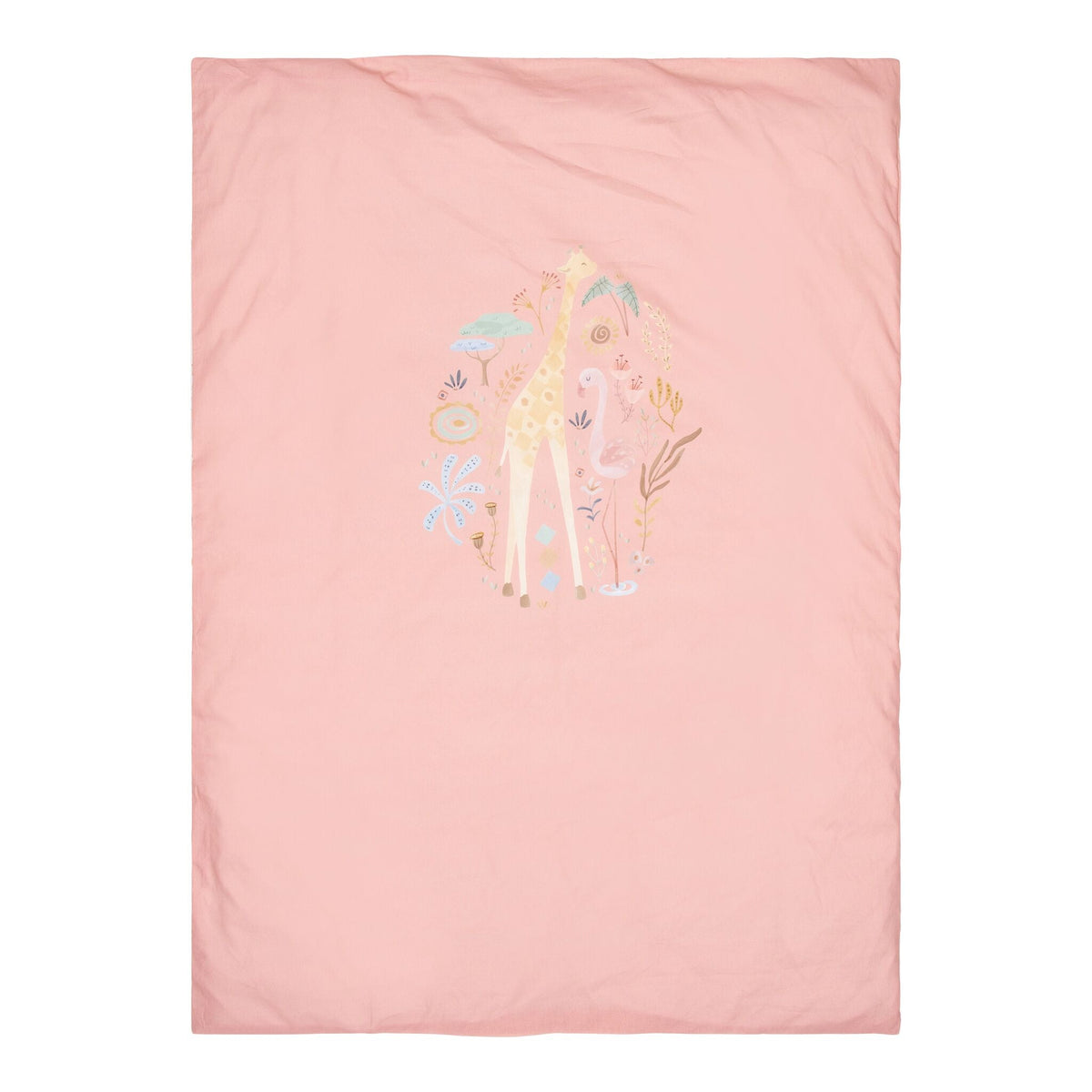 Duvet cover - Pink - Blooming Safari