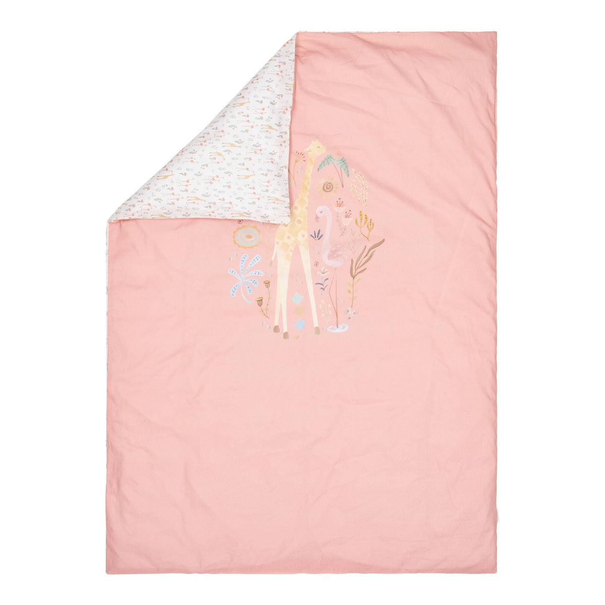 Duvet cover - Pink - Blooming Safari
