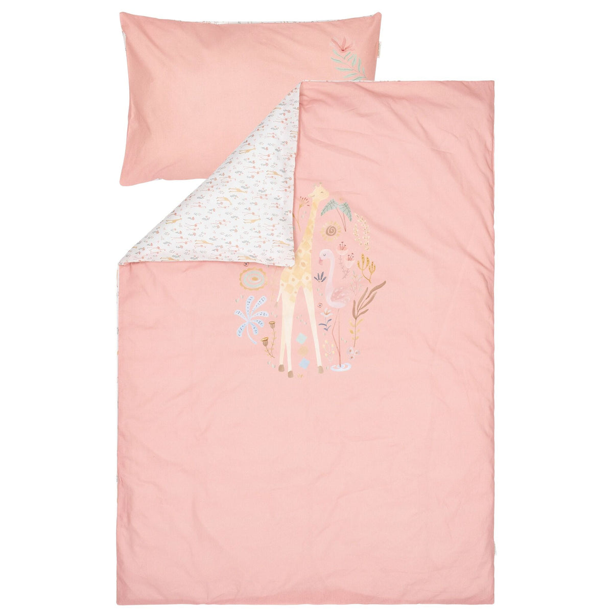 Duvet cover - Pink - Blooming Safari