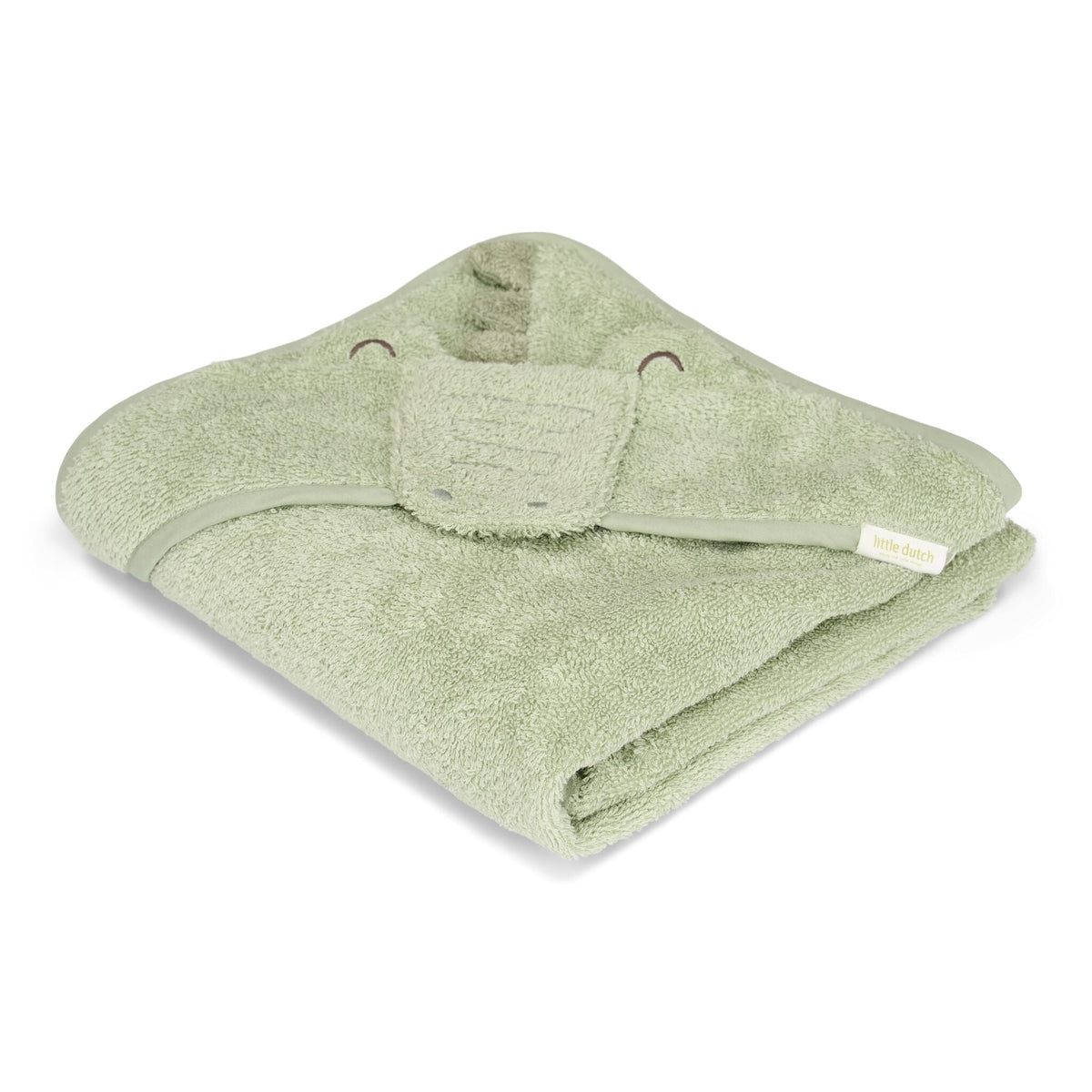 Bath cape Crocodile - Green