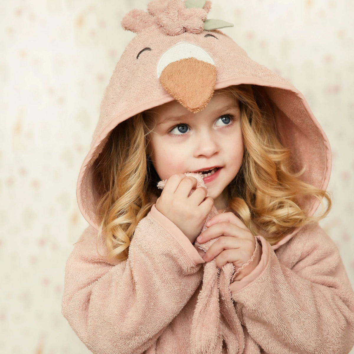 Bathrobe Flamingo - Pink