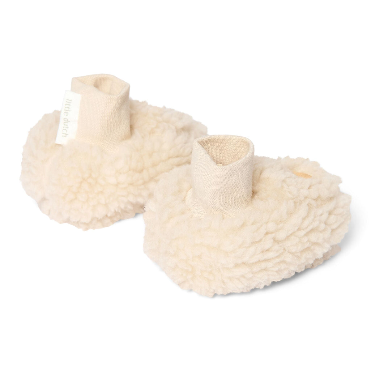 Teddy baby slippers sand paw print