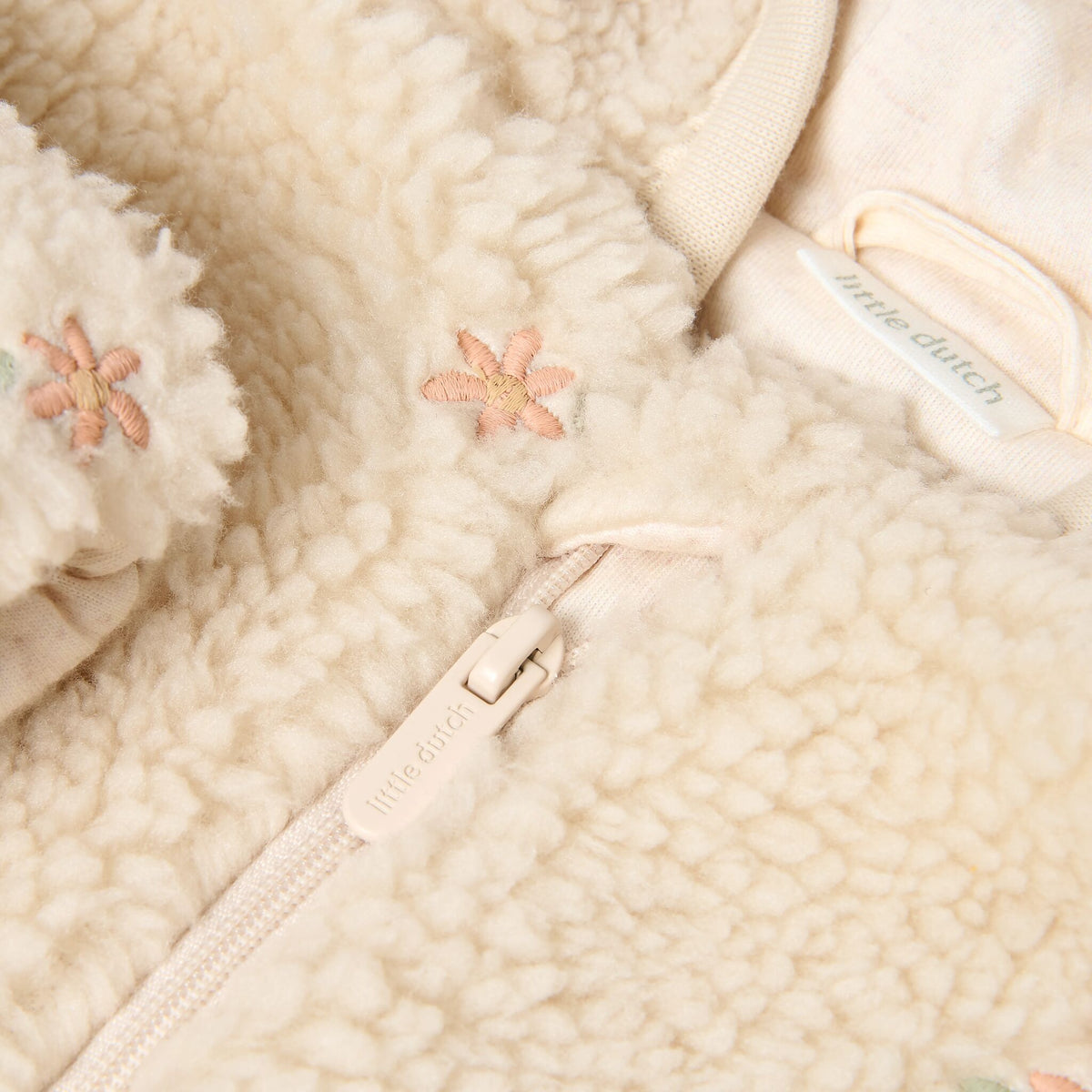 Teddy Suit Sand Flower Print