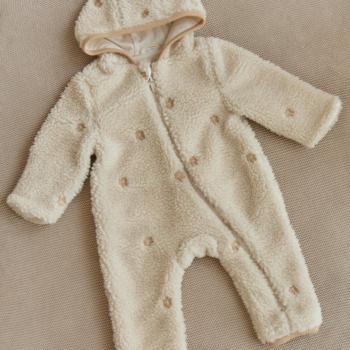 Teddy Suit Sand Paw Print