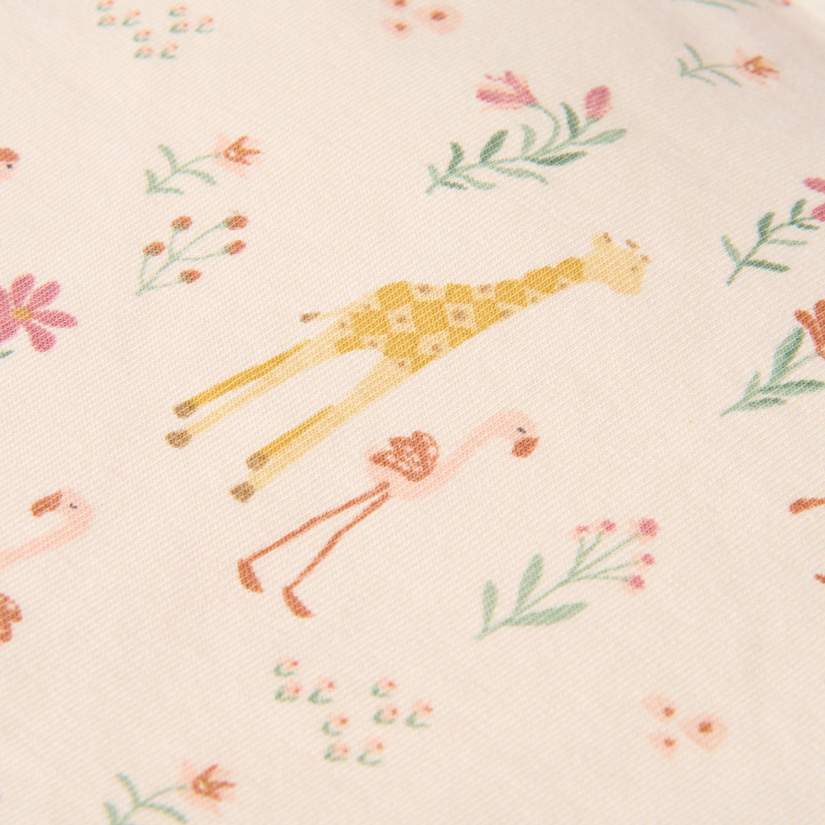 Two-piece pajamas blooming safari