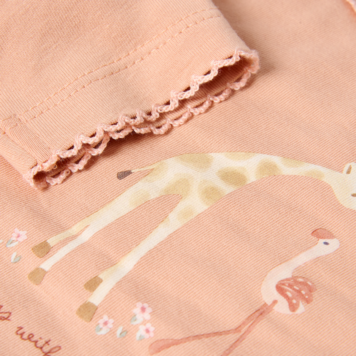 Two-piece pajamas blooming safari