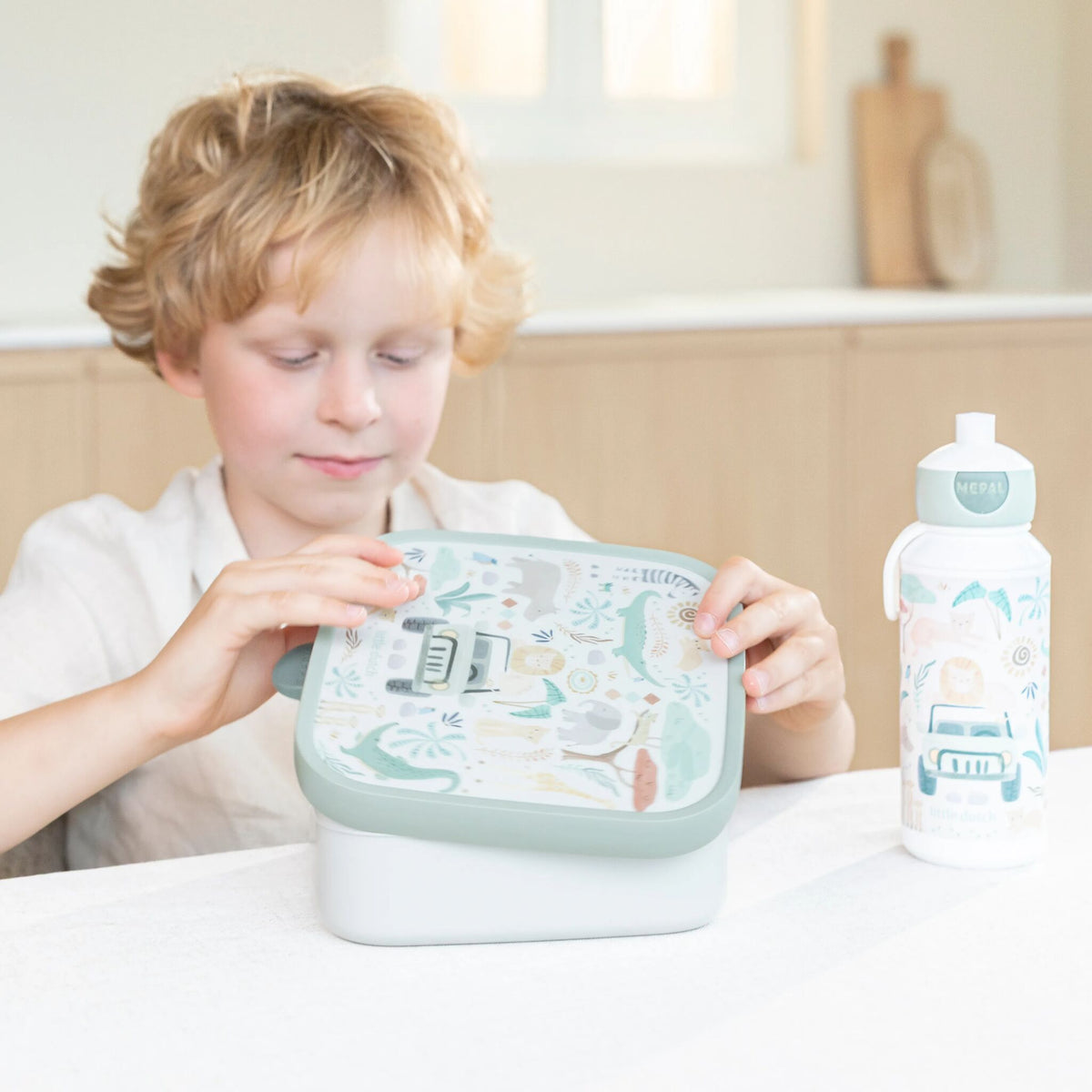 Bread bin child 750 ml - Mepal Campus - Safari Friends