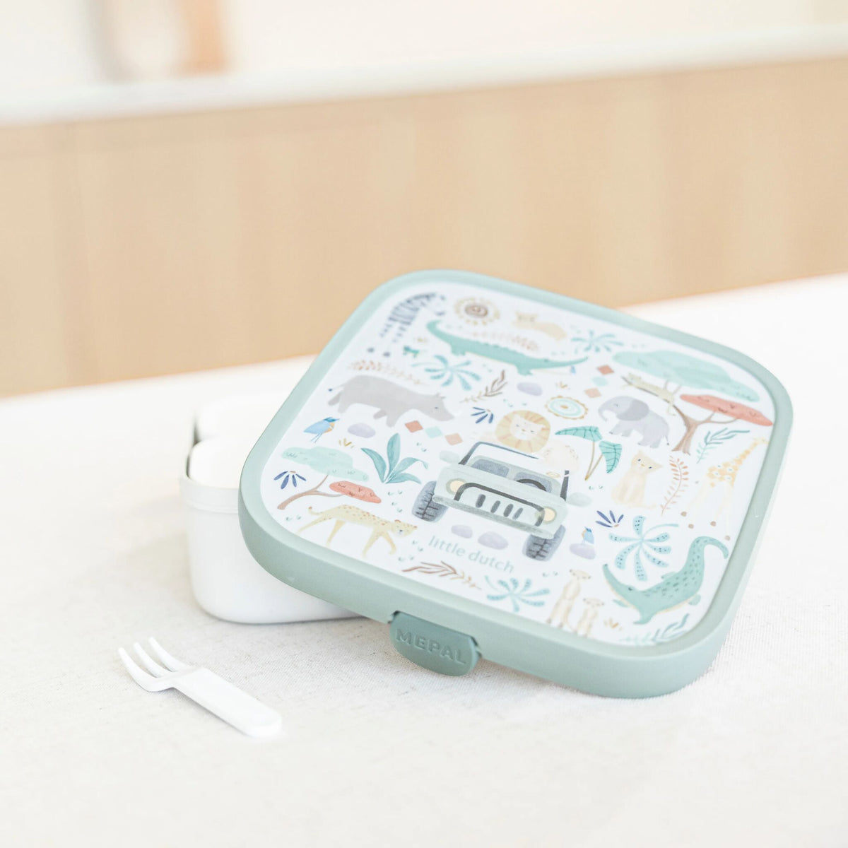 Lunch box with compartments large - Mepal Campus - Safari Friends
