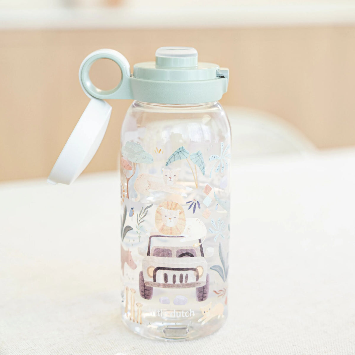 Children's drinking bottle flip cap 600 ml - Mepal Campus - Safari Friends