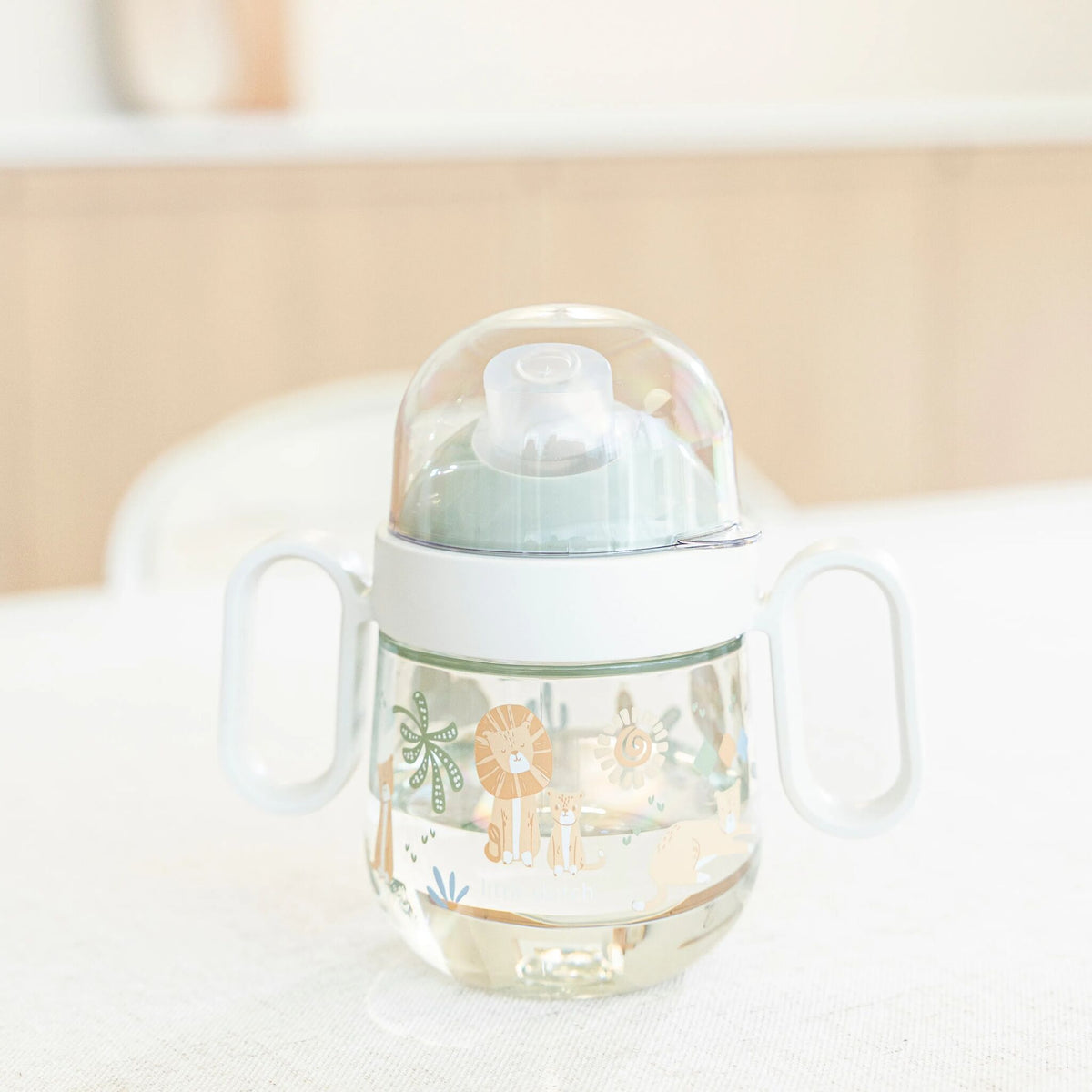 Sippy cup anti-spill 200 ml - Mepal Mio - Safari Friends