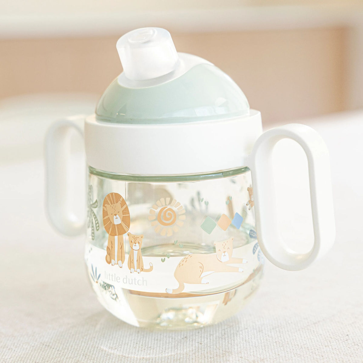 Sippy cup anti-spill 200 ml - Mepal Mio - Safari Friends