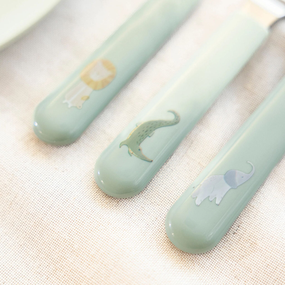 Children's cutlery 3-piece - Mepal Mio - Safari Friends