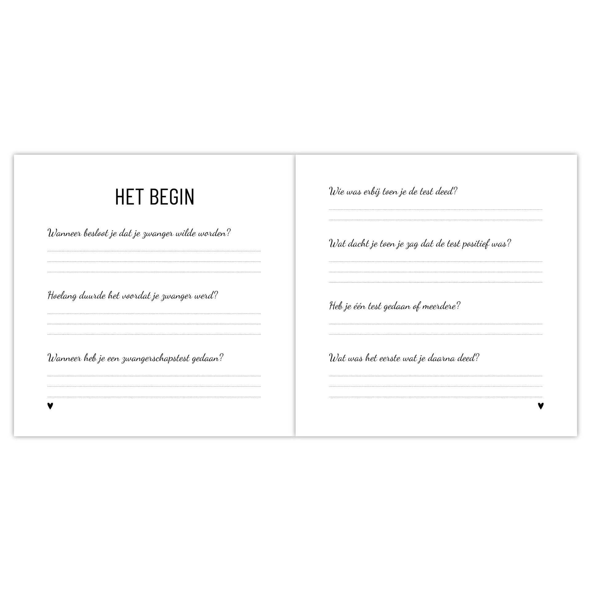 Zwangerschapsdagboek | Mijn 9 maanden dagboek