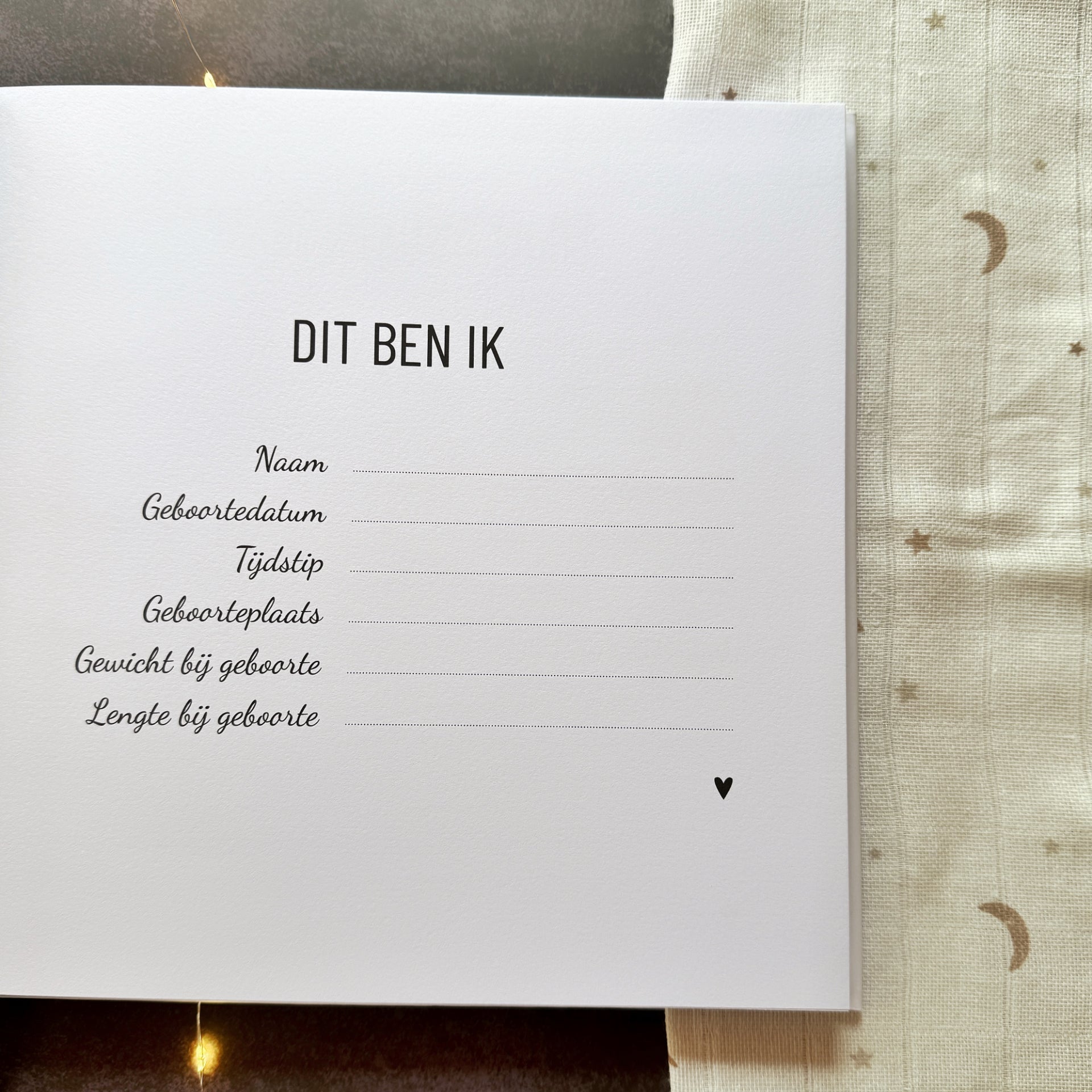 Kraambezoekboek | De mooiste wensen voor mij