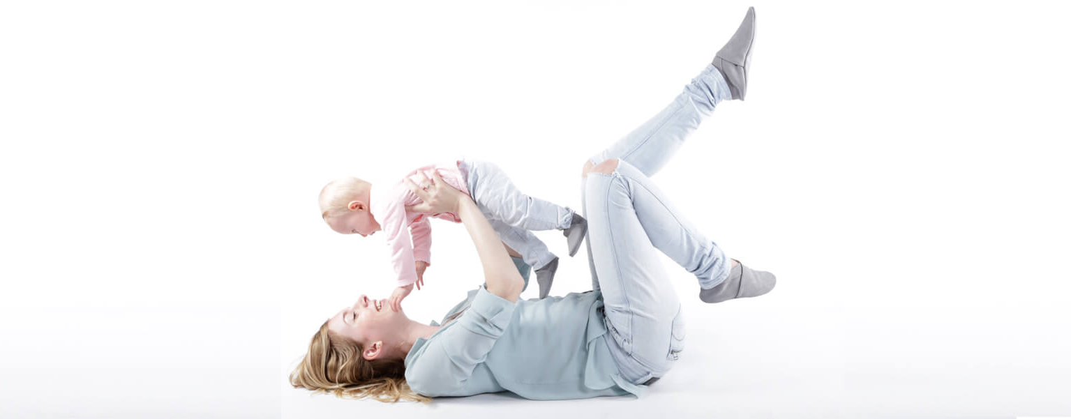 Babyslofjes Plain Grey