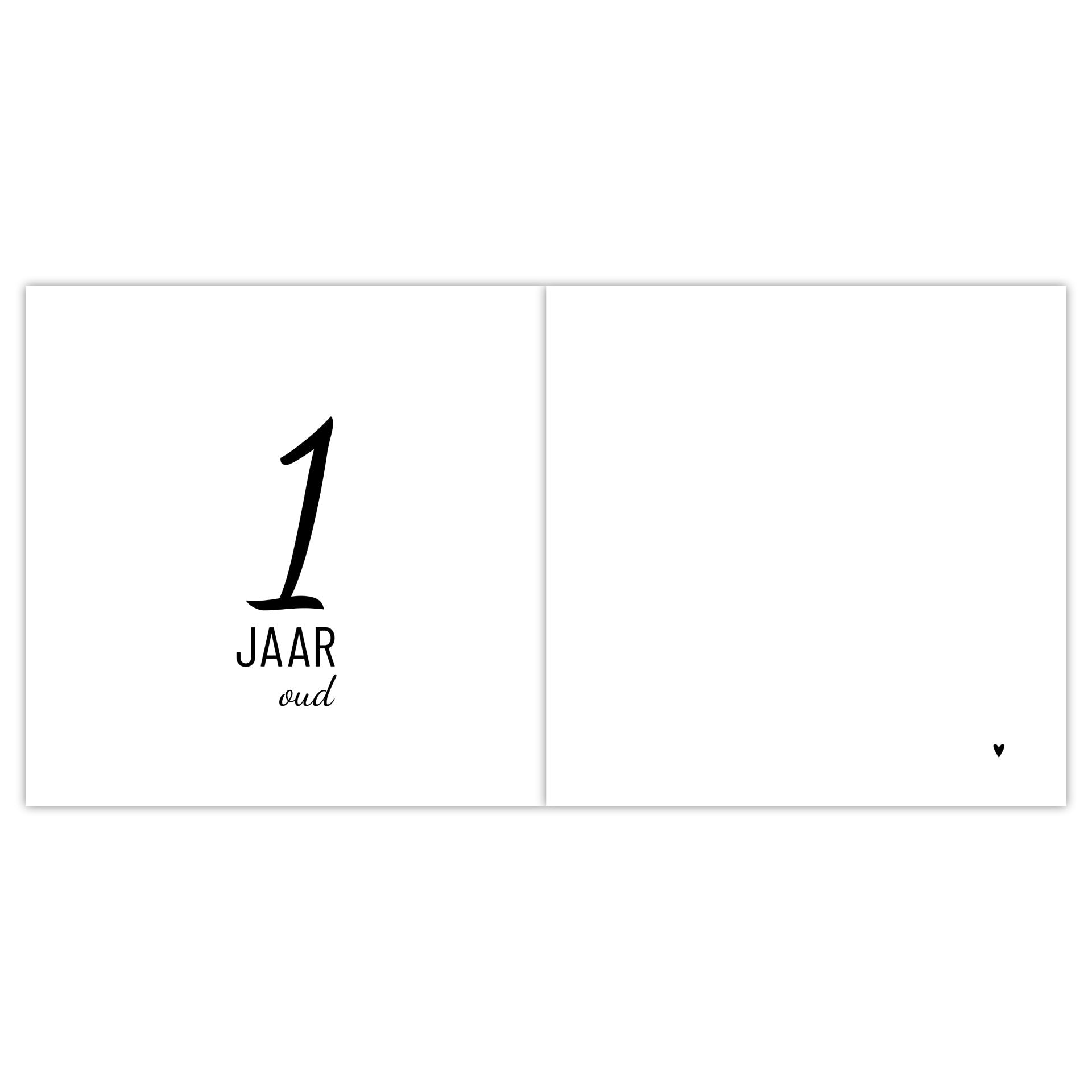 Babyboek | Mijn eerste jaar | Hart