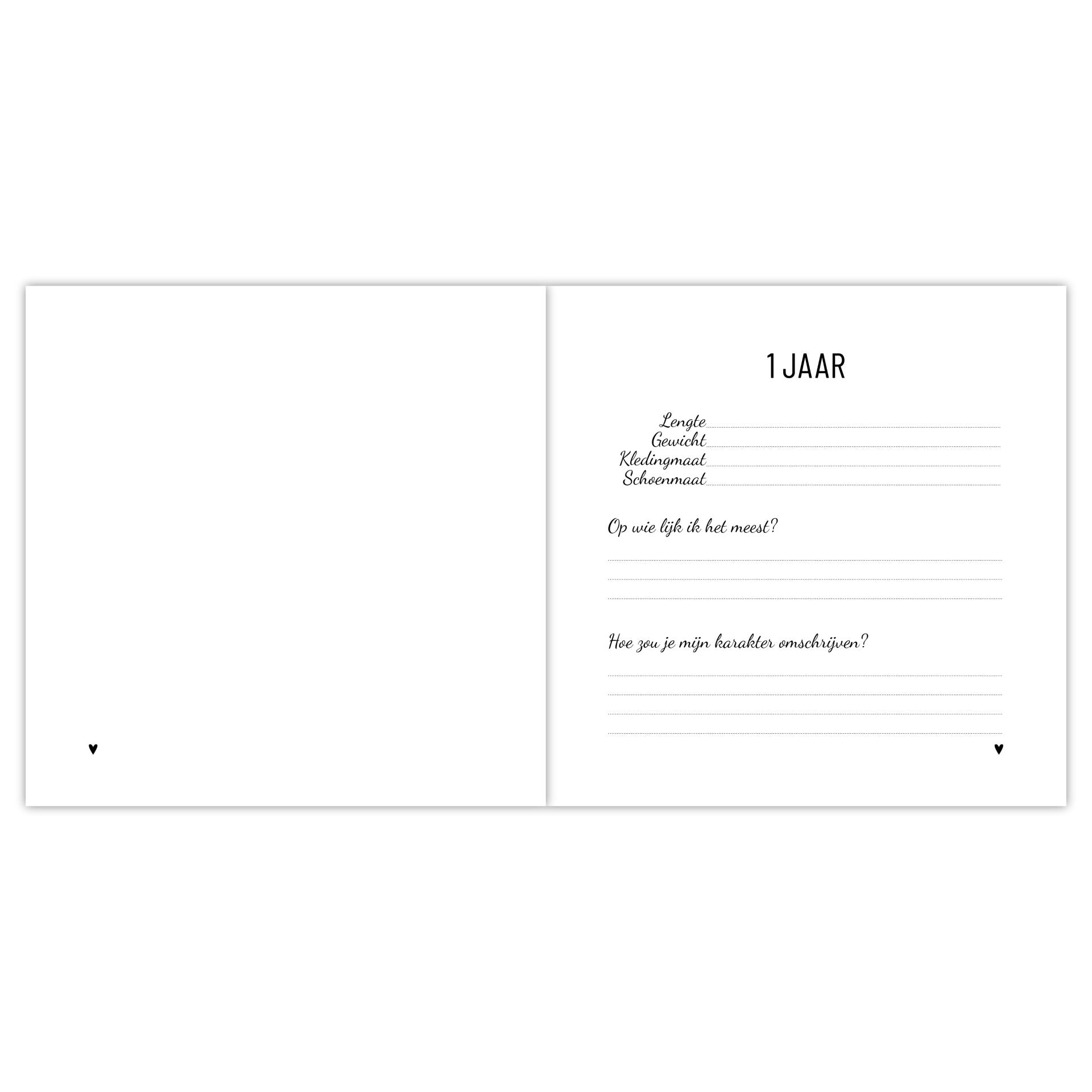 Opgroeiboek | 1-4 jaar
