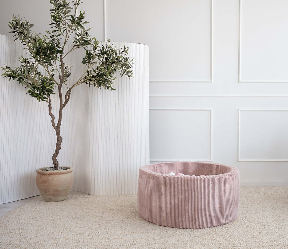 Moje. Rib Velvet Ballenbad- 90x40 cm - Dark Beige Prijs