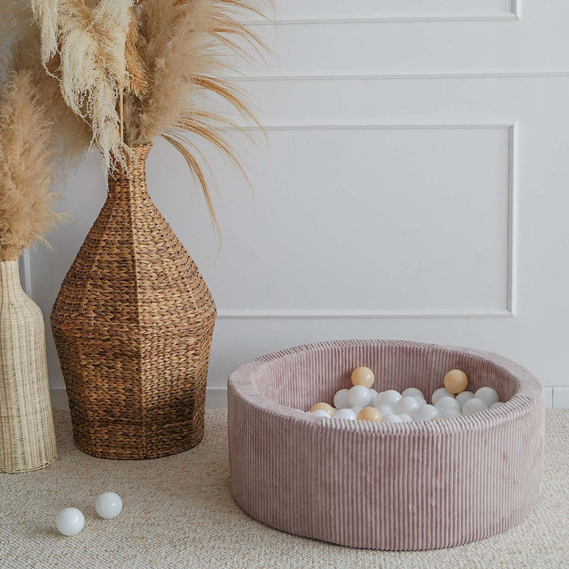 Moje. Rib Velvet Ballenbad- 90x30 cm - Dirty Pink Prijs
