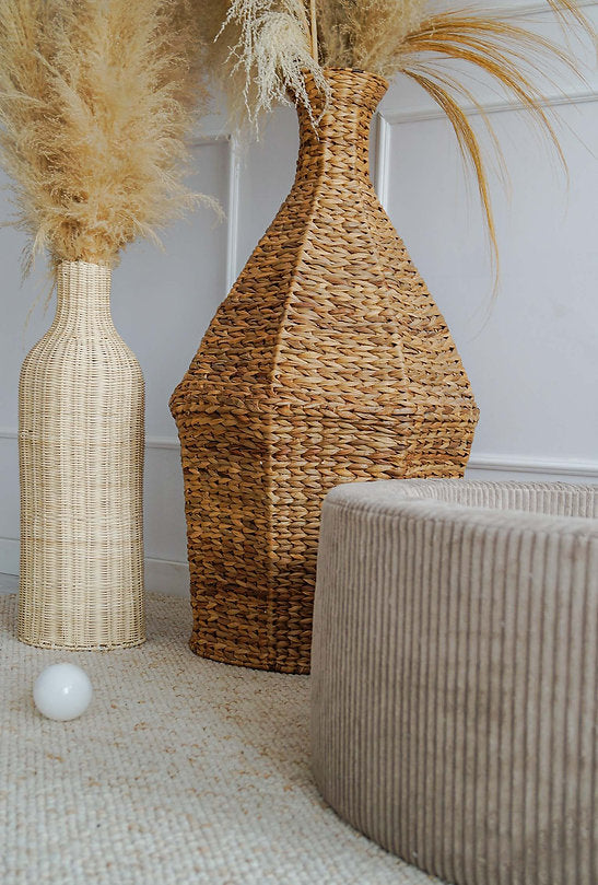 Moje. Rib Velvet Ballenbad- 90x30 cm - Dark Beige