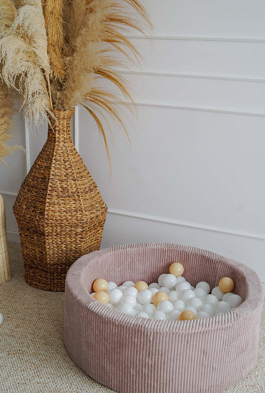 Moje. Rib Velvet Ballenbad- 90x30 cm - Dirty Pink Prijs