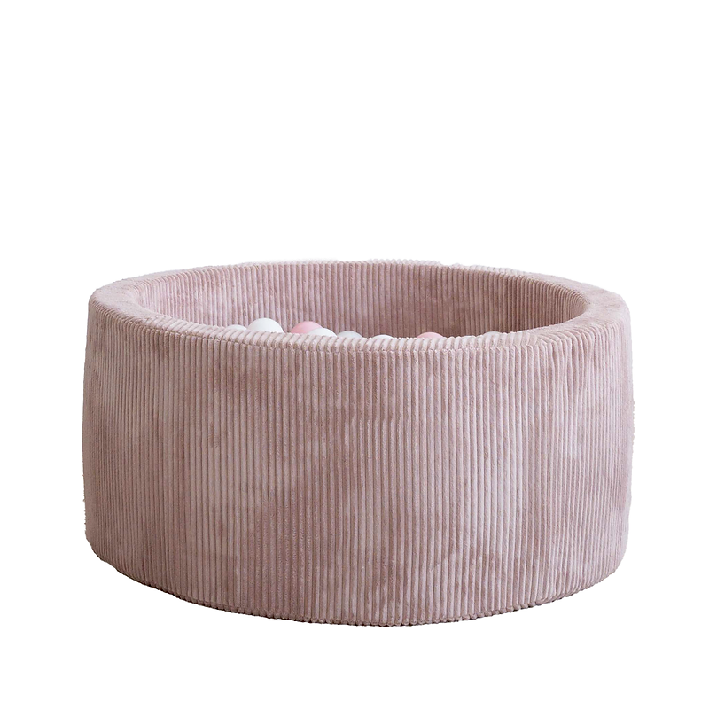 Moje. Rib Velvet Ballenbad- 90x40 cm - Dirty Pink
