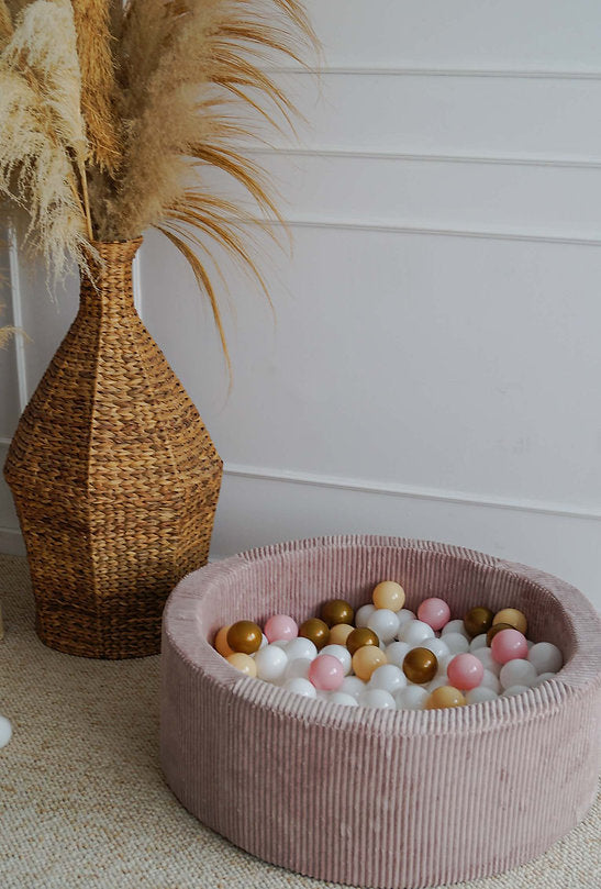 Moje. Rib Velvet Ballenbad- 90x30 cm - Dirty Pink Prijs