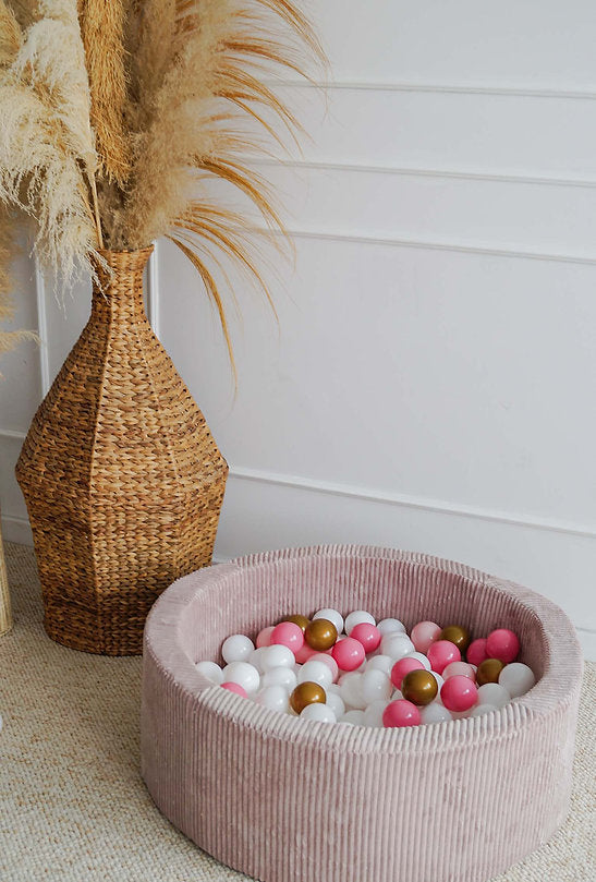 Moje. Rib Velvet Ballenbad- 90x30 cm - Dirty Pink Prijs