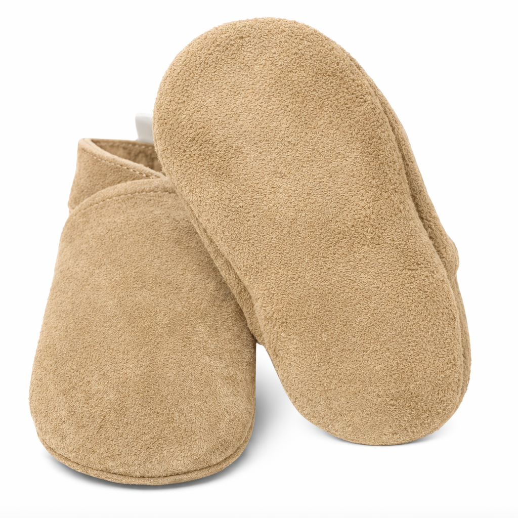 Babyslofjes Beige Suede