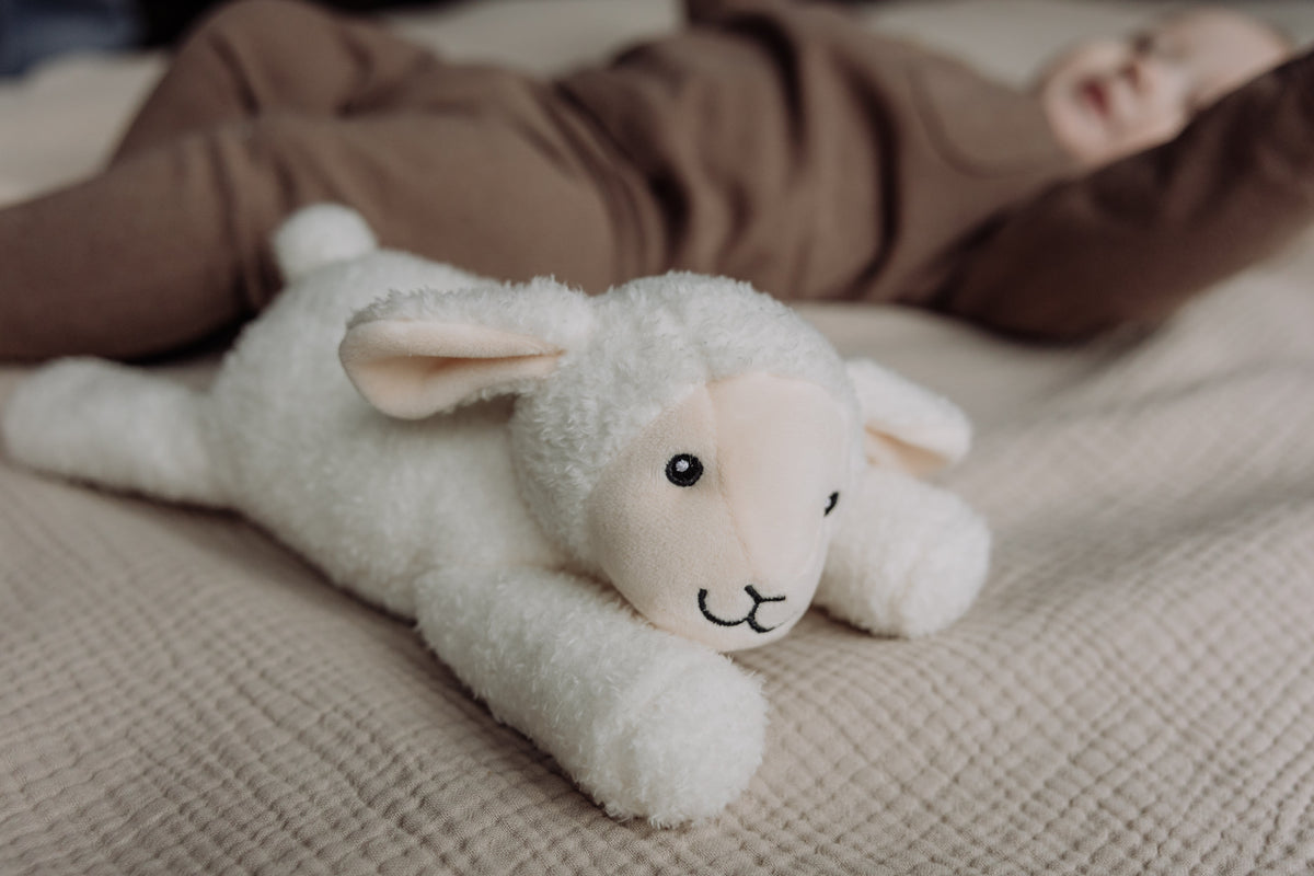 Rosie (beige) - Rechargeable heartbeat comforter